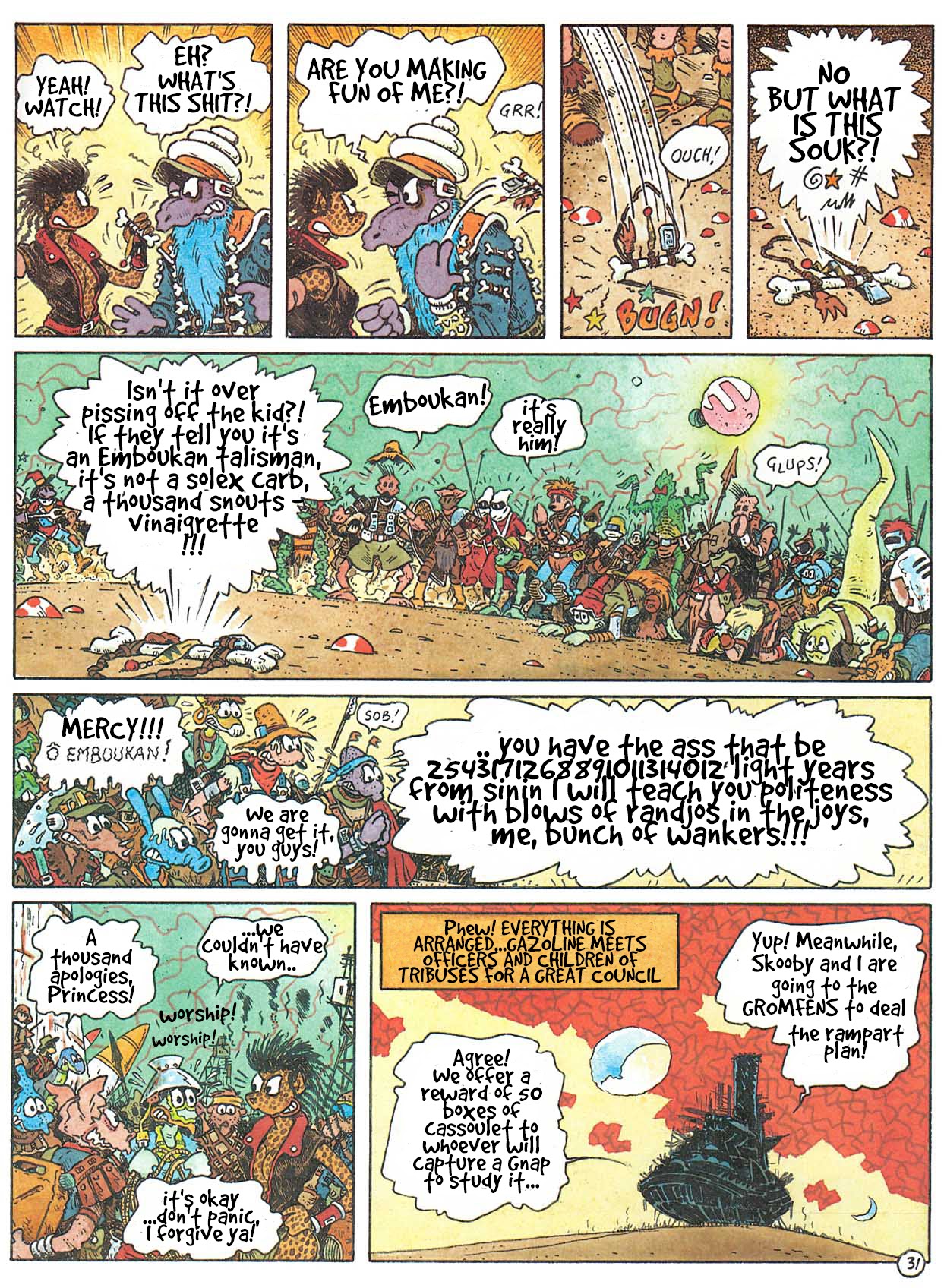Read online Gazoline and the Red Planet comic -  Issue # Full - 34