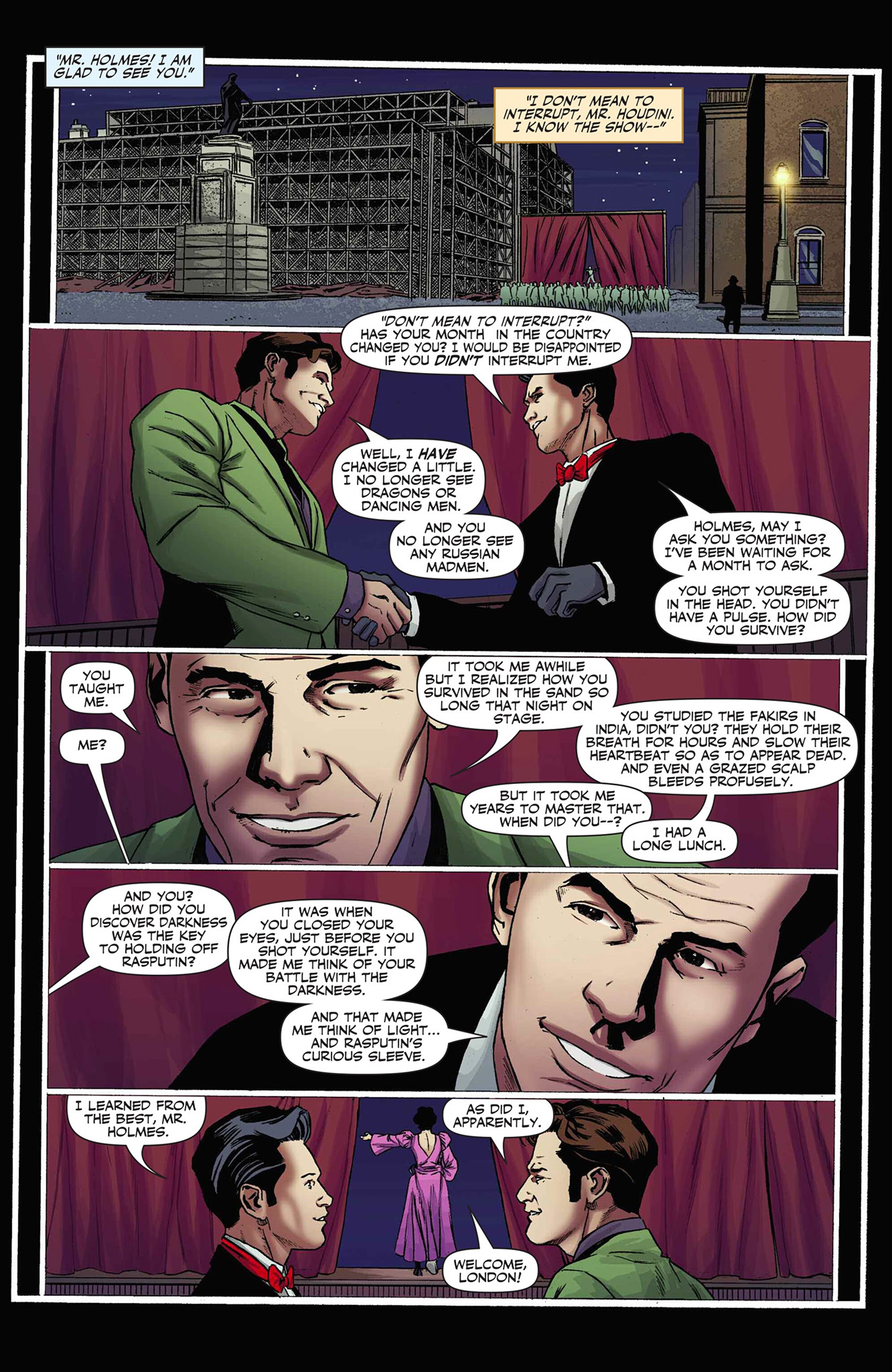 Read online Sherlock Holmes vs. Harry Houdini comic -  Issue #5 - 20