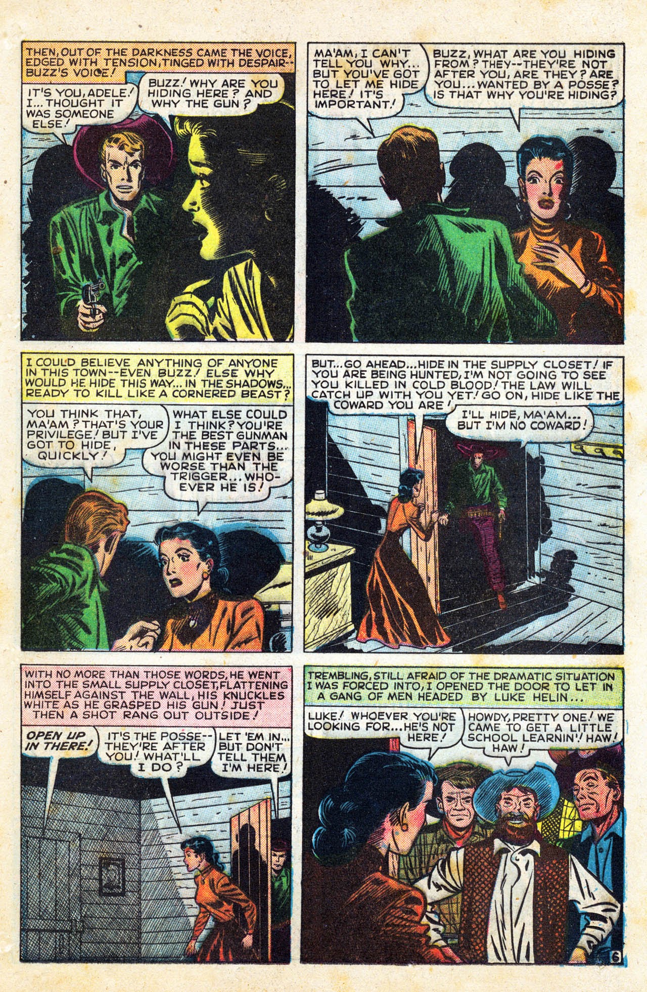 Read online Cowboy Romances comic -  Issue #3 - 33