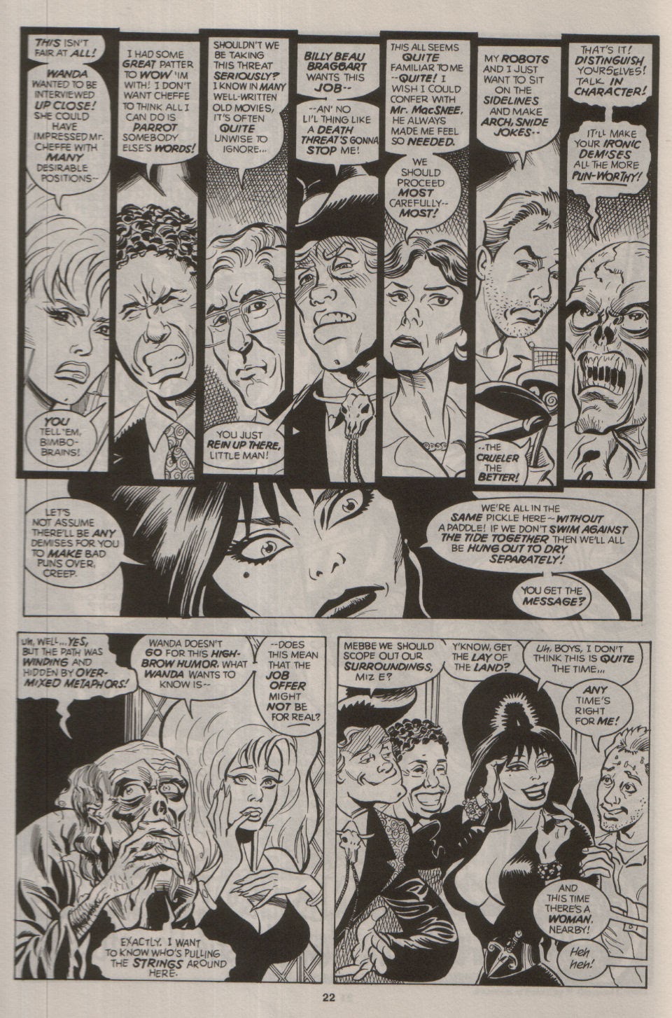 Read online Elvira, Mistress of the Dark comic -  Issue #19 - 20