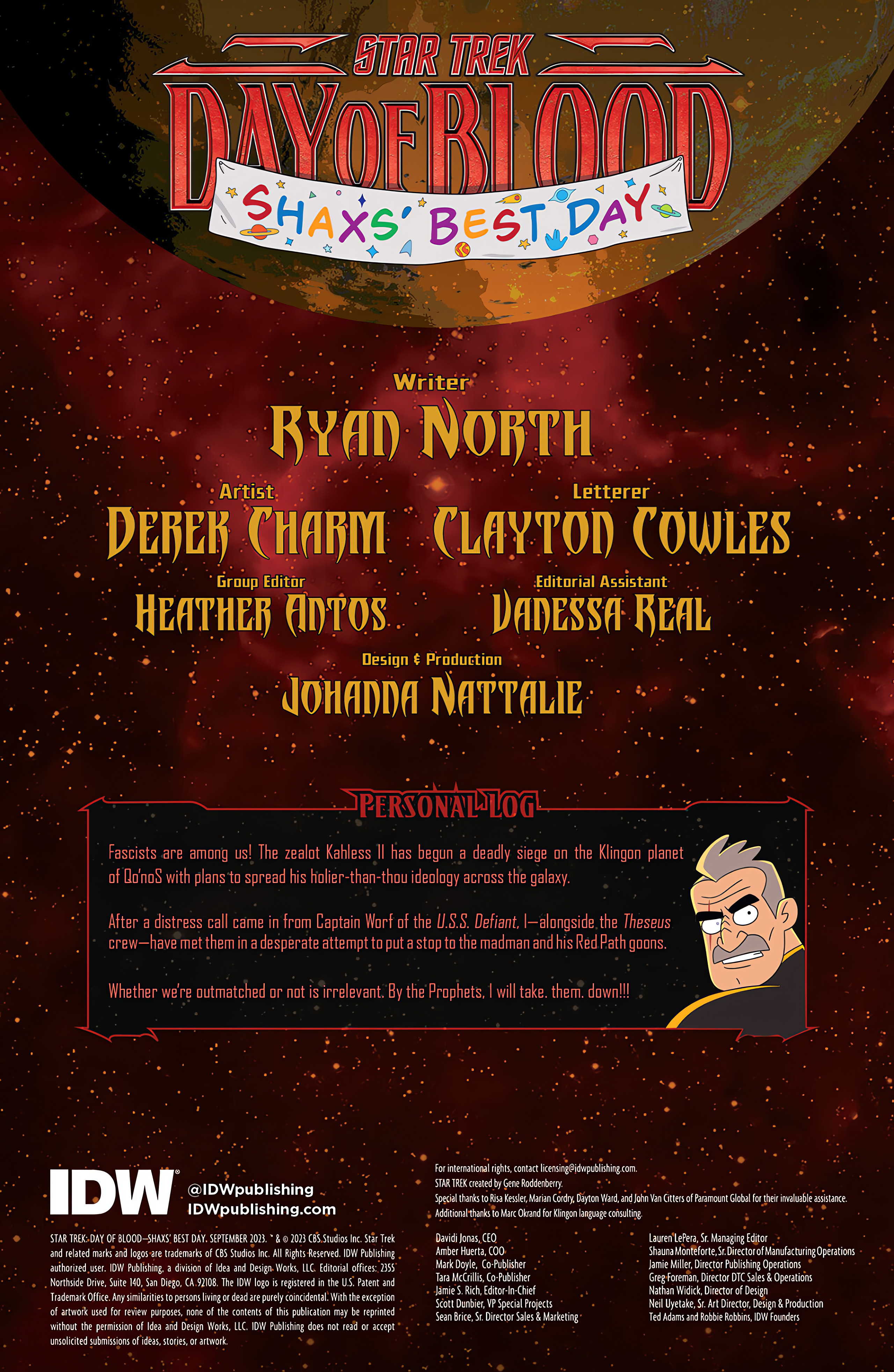 Read online Star Trek: Day of Blood – Shax’s Best Day comic -  Issue # Full - 2