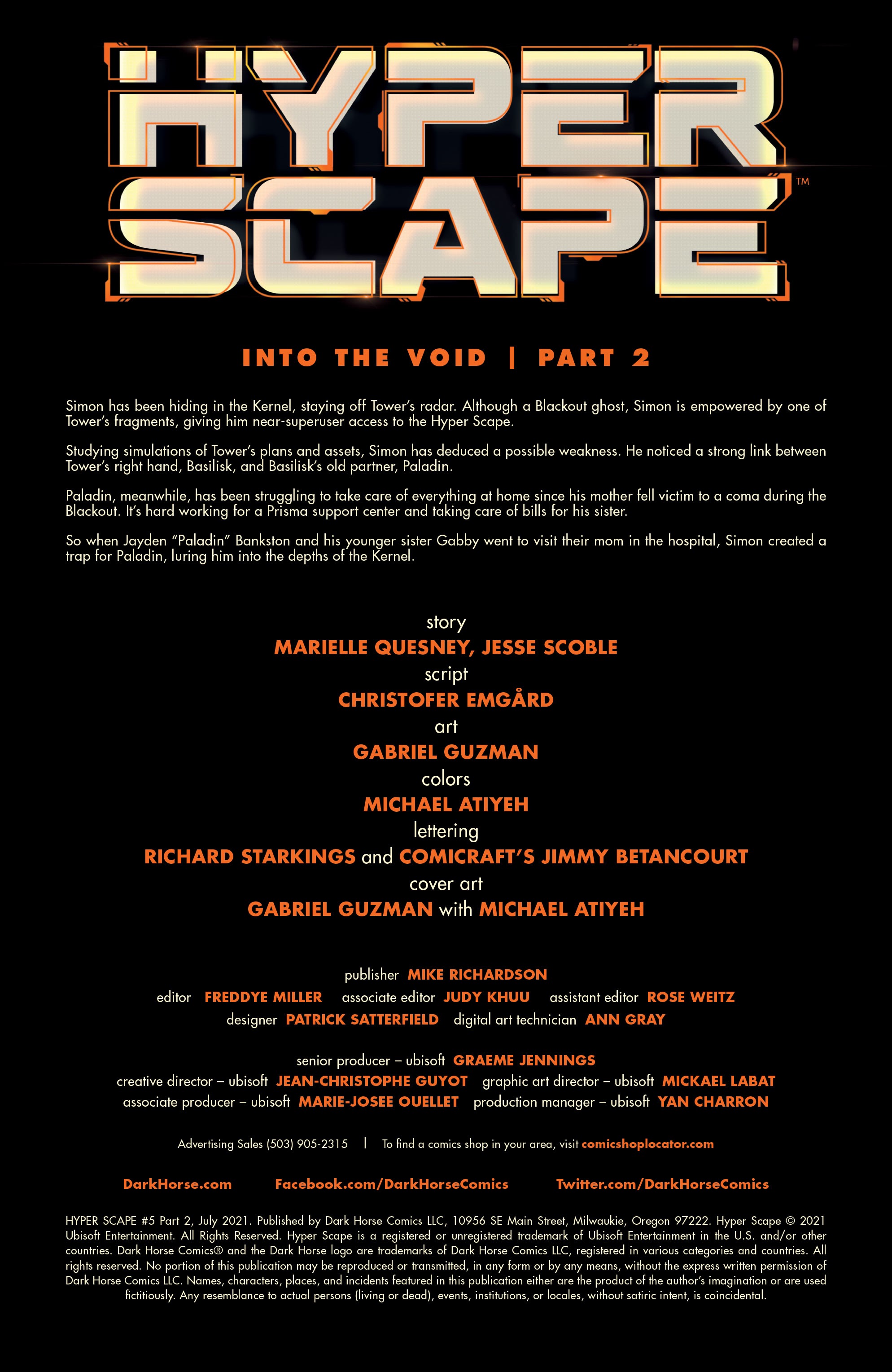 Read online HYPER SCAPE: Into the Void comic -  Issue #2 - 2