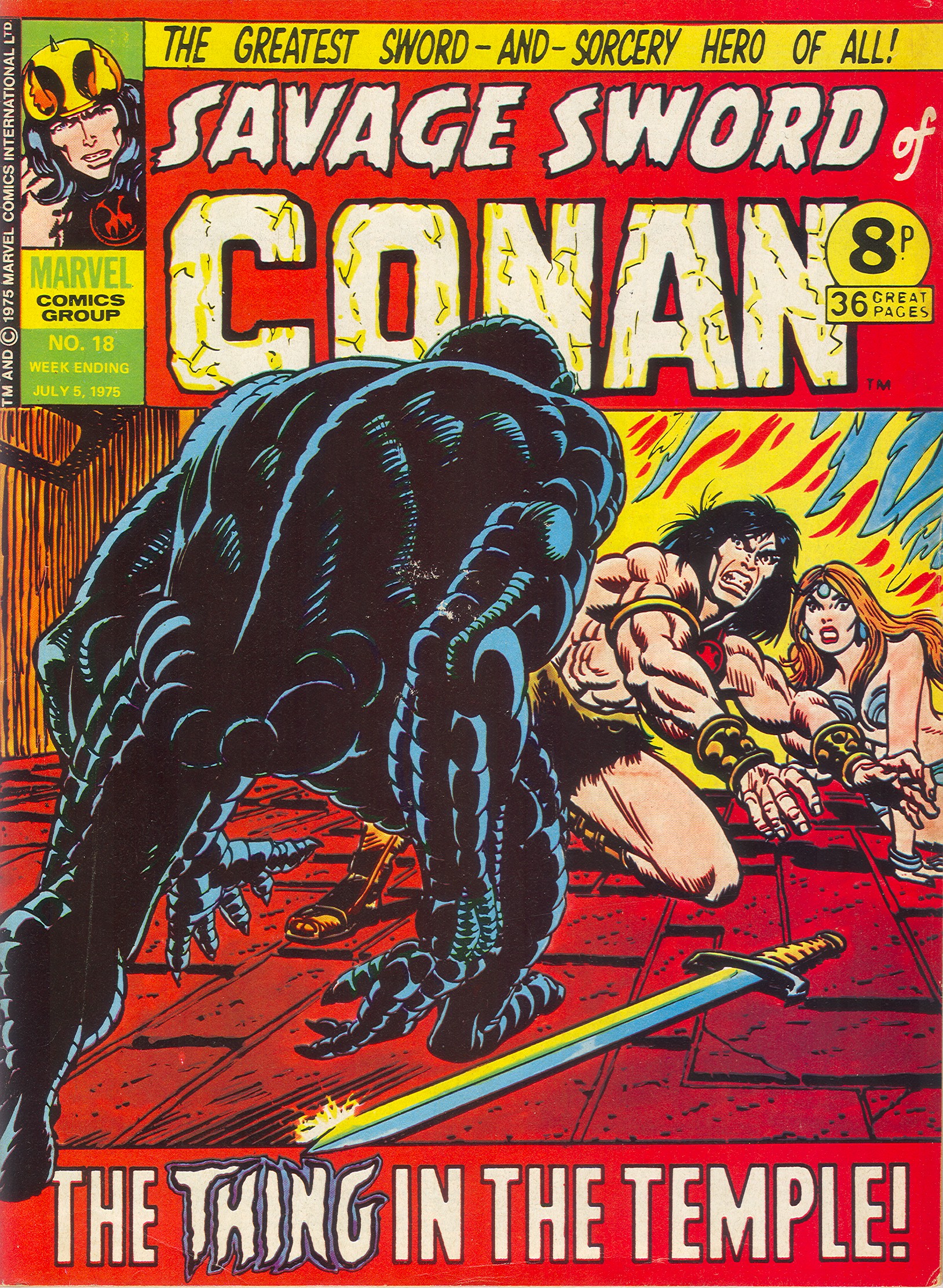 Read online The Savage Sword of Conan (1975) comic -  Issue #18 - 1