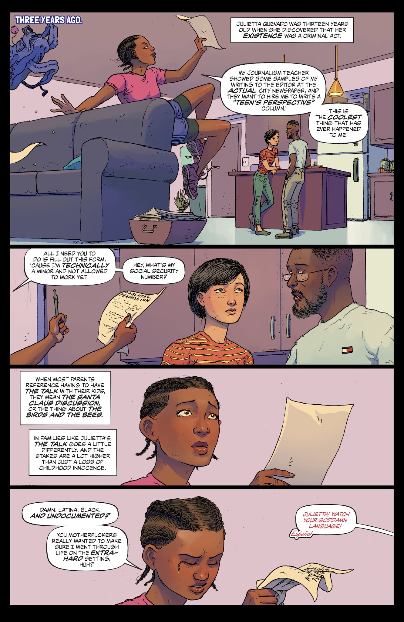 Read online Border Town comic -  Issue #4 - 5