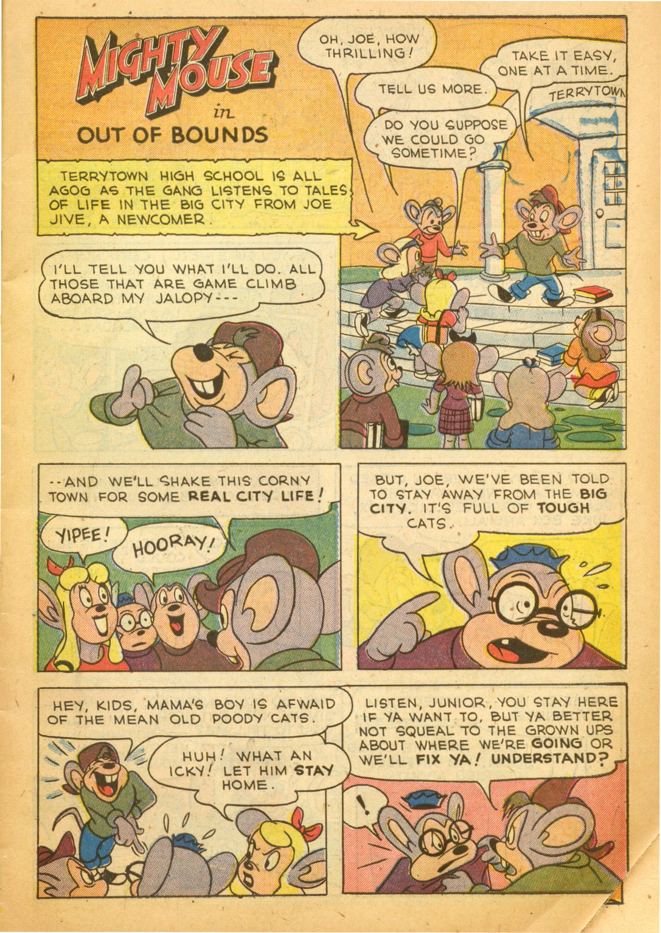 Read online Paul Terry's Mighty Mouse Comics comic -  Issue #39 - 35