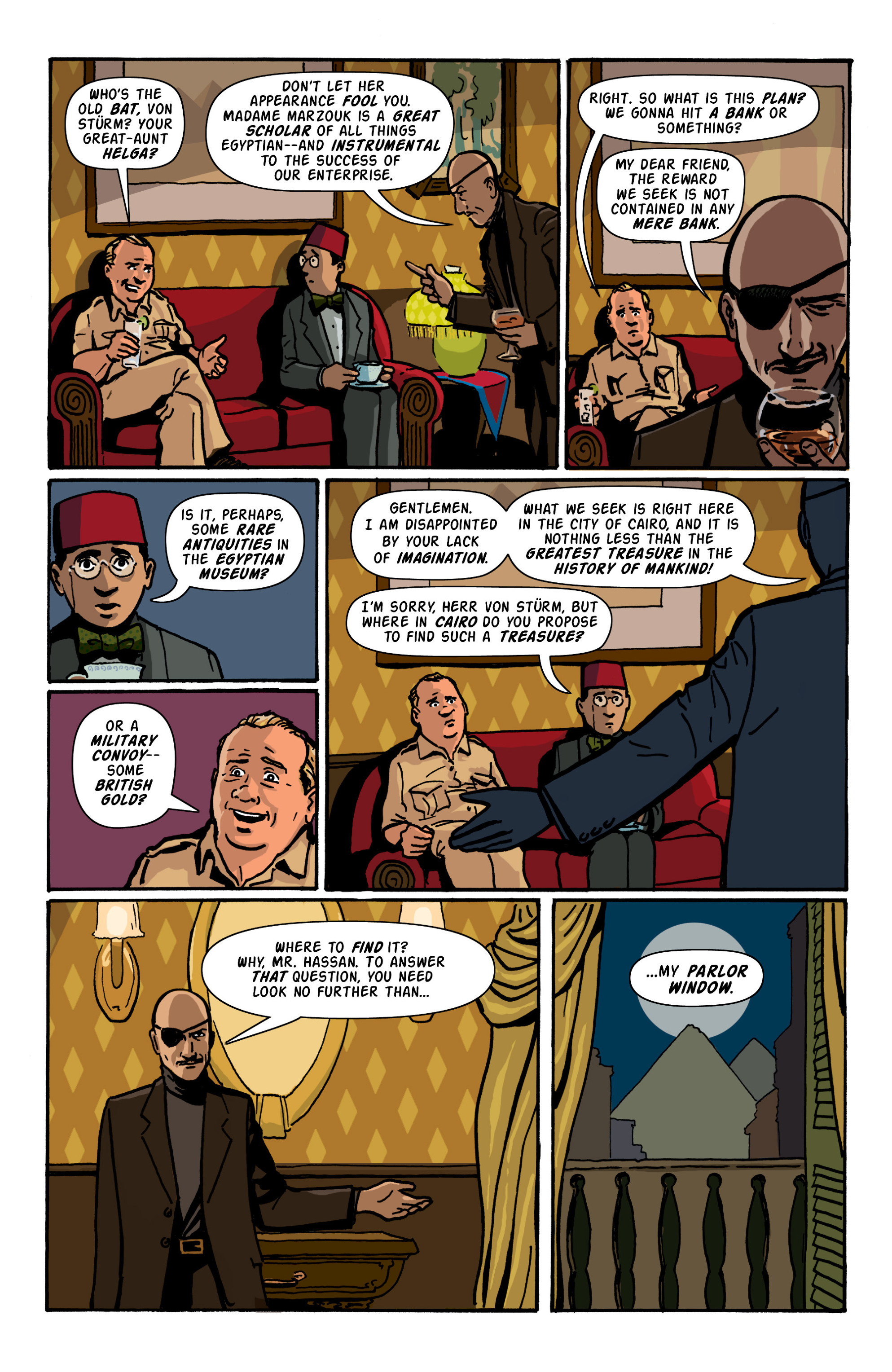 Read online Rocket Robinson and the Pharaoh's Fortune comic -  Issue # TPB (Part 2) - 6