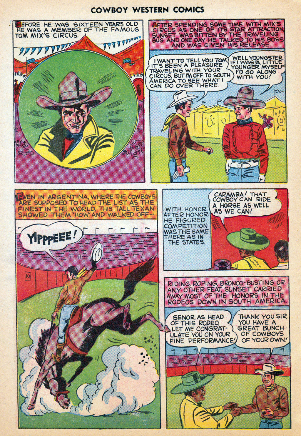 Read online Cowboy Western Comics (1948) comic -  Issue #29 - 32
