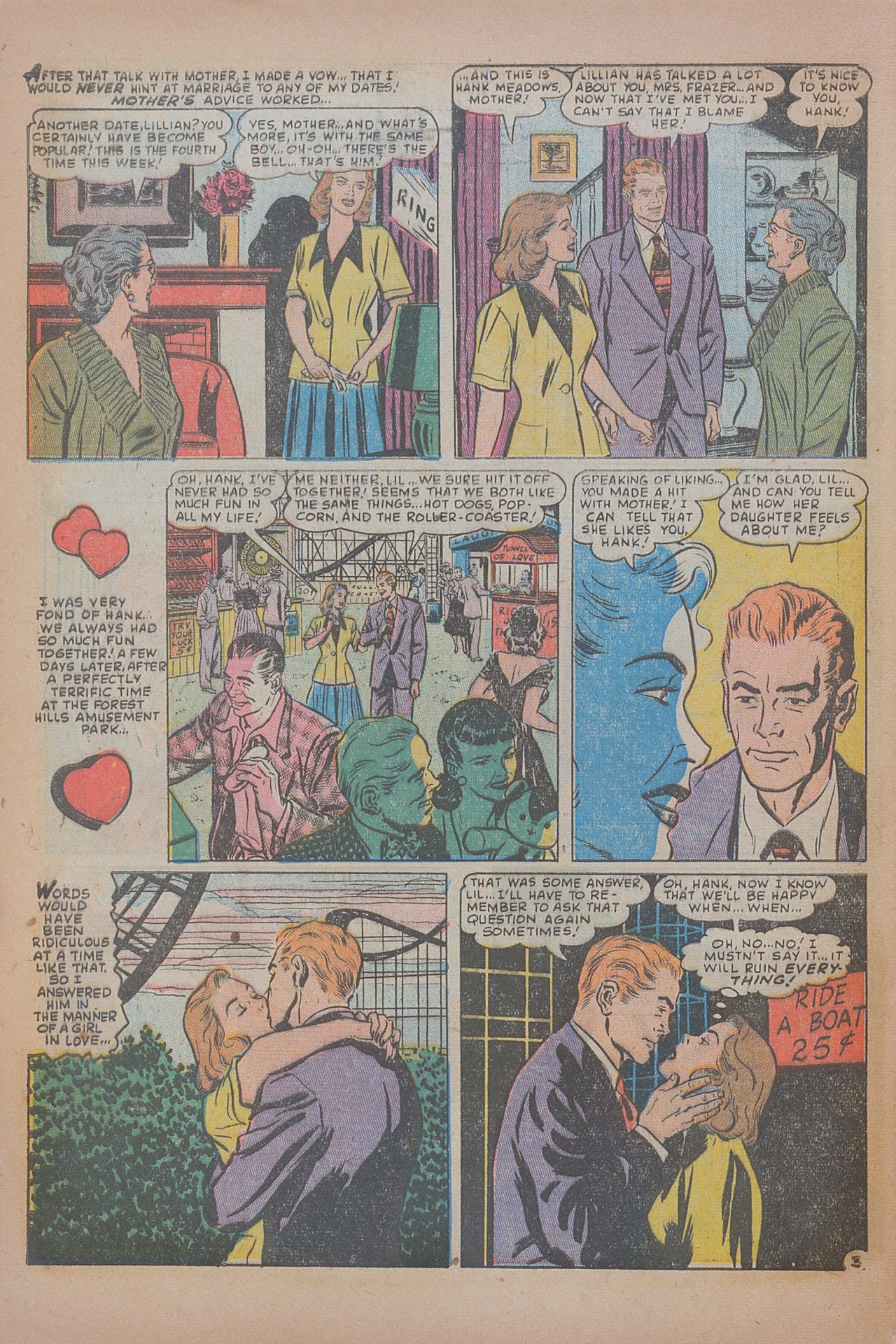 Read online Love Romances comic -  Issue #20 - 28