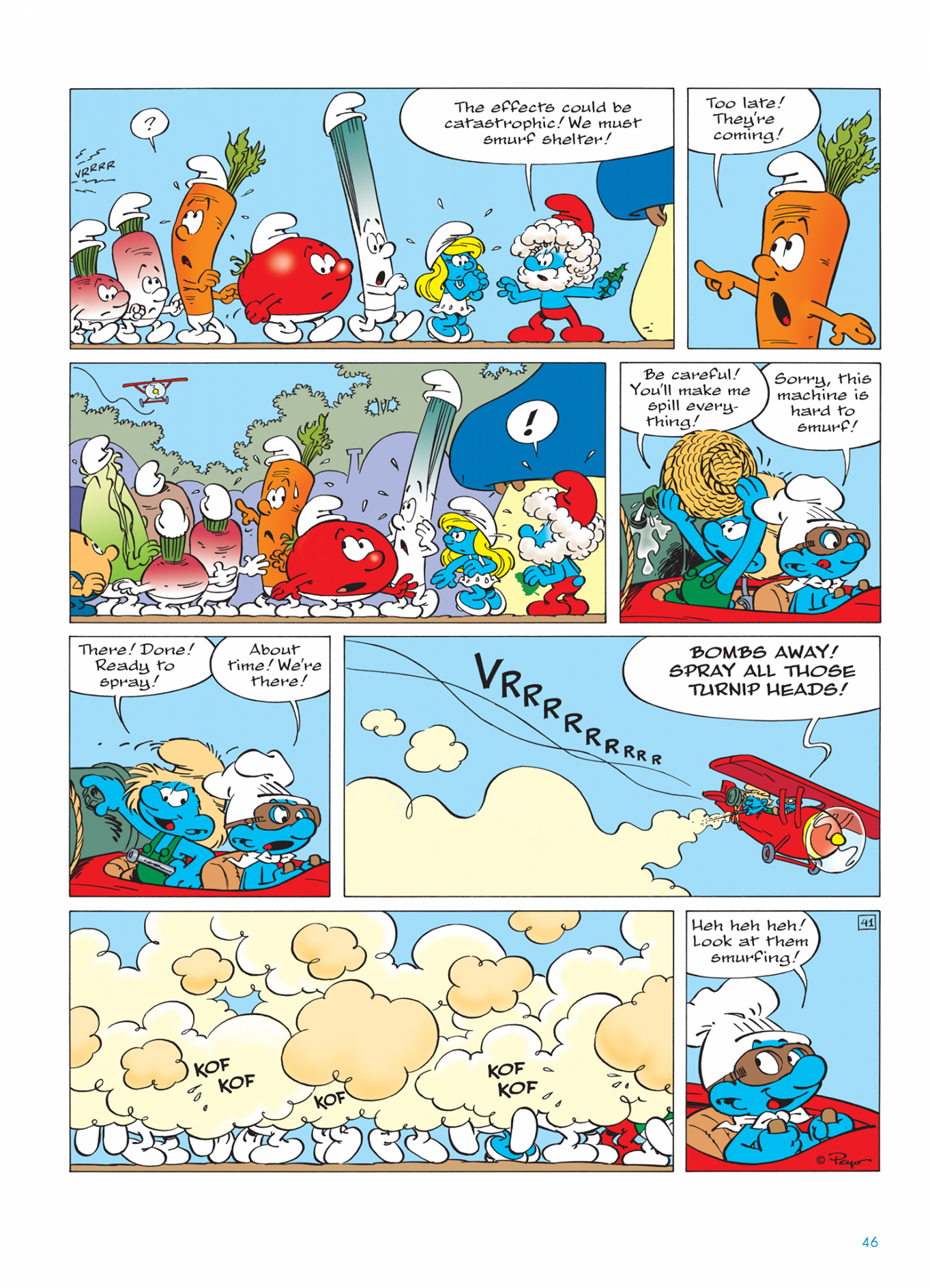 Read online The Smurfs comic -  Issue #26 - 46