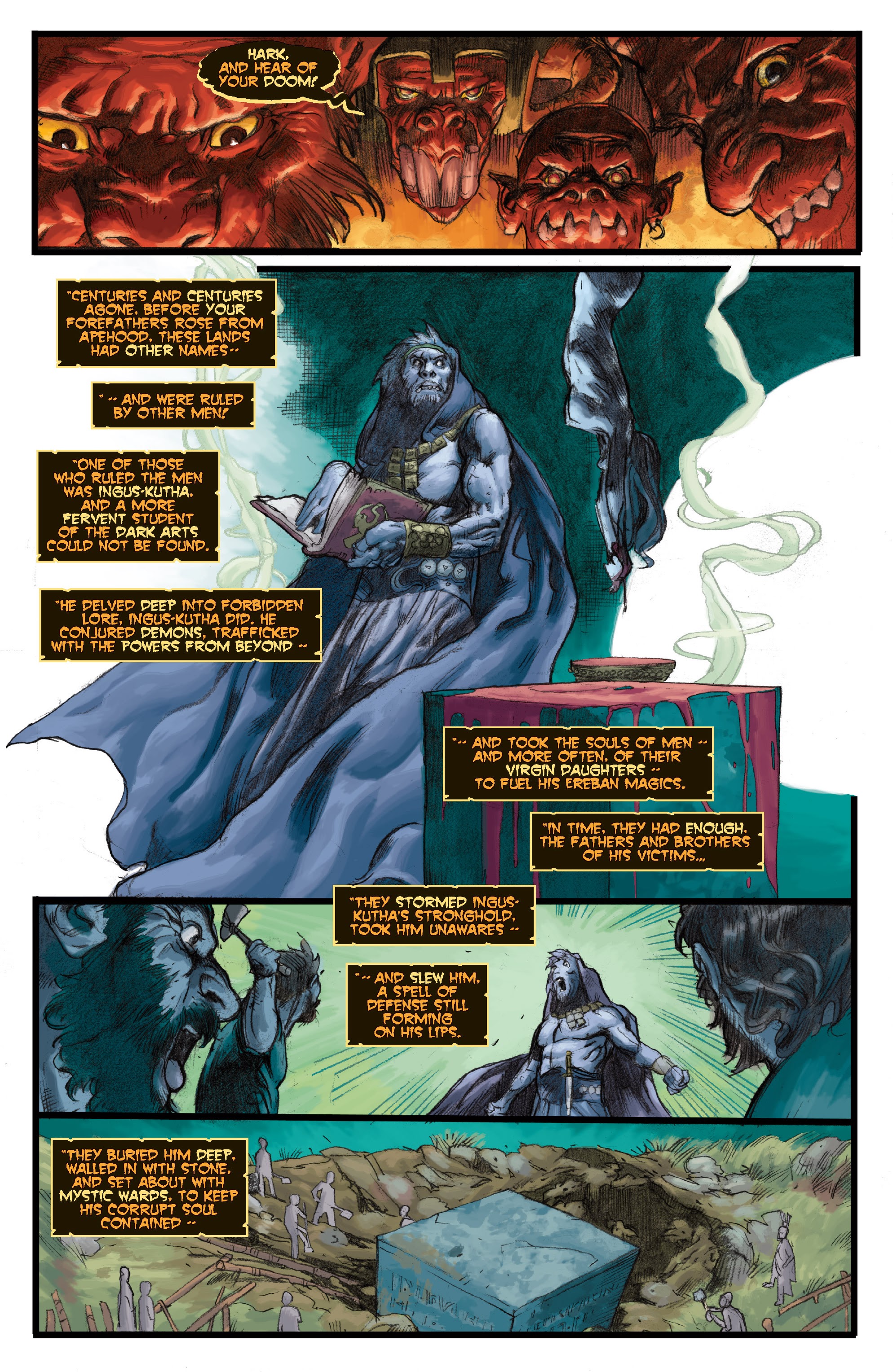 Read online Conan Chronicles Epic Collection comic -  Issue # TPB Out of the Darksome Hills (Part 4) - 77