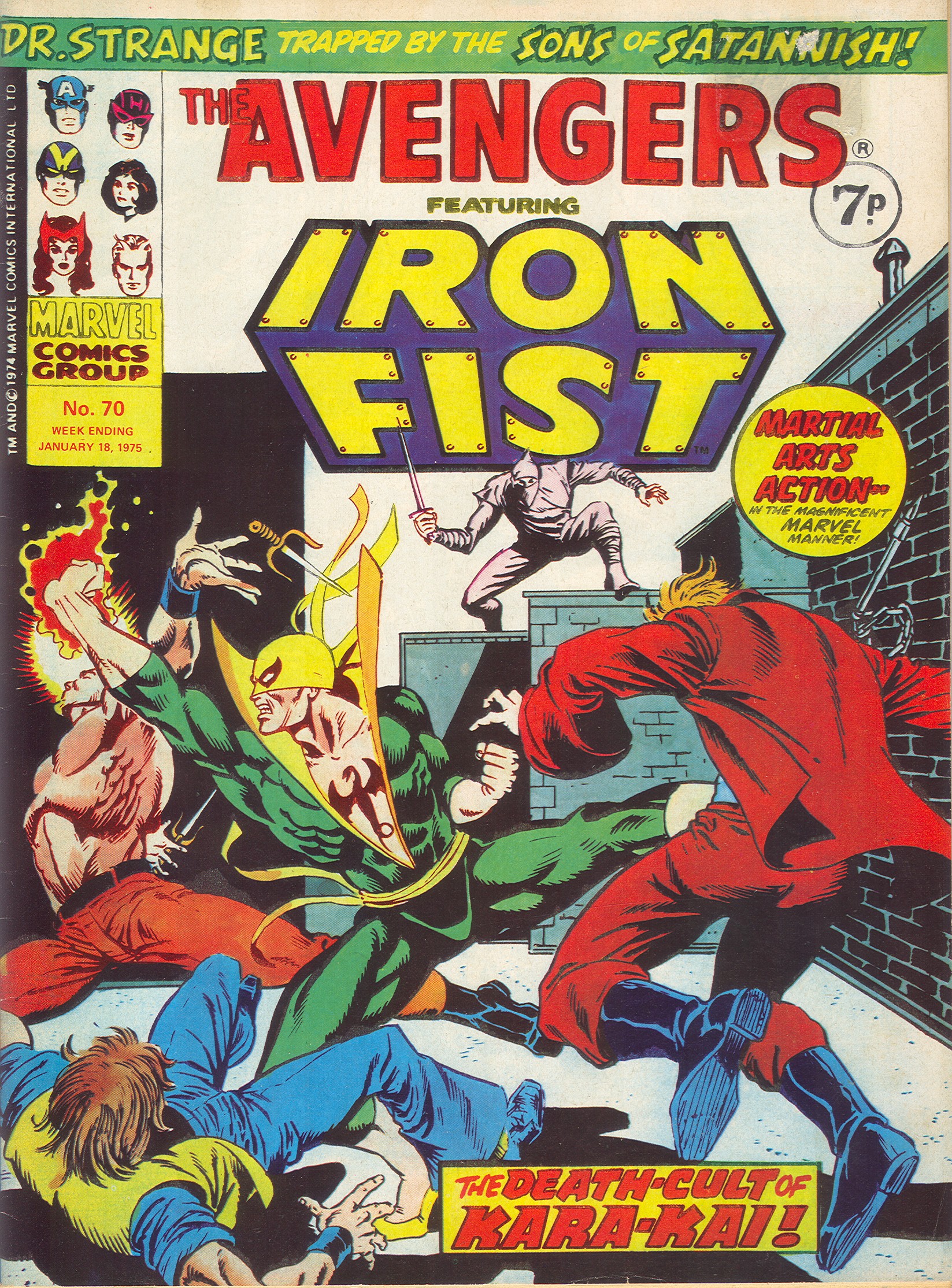 Read online The Avengers (1973) comic -  Issue #70 - 1