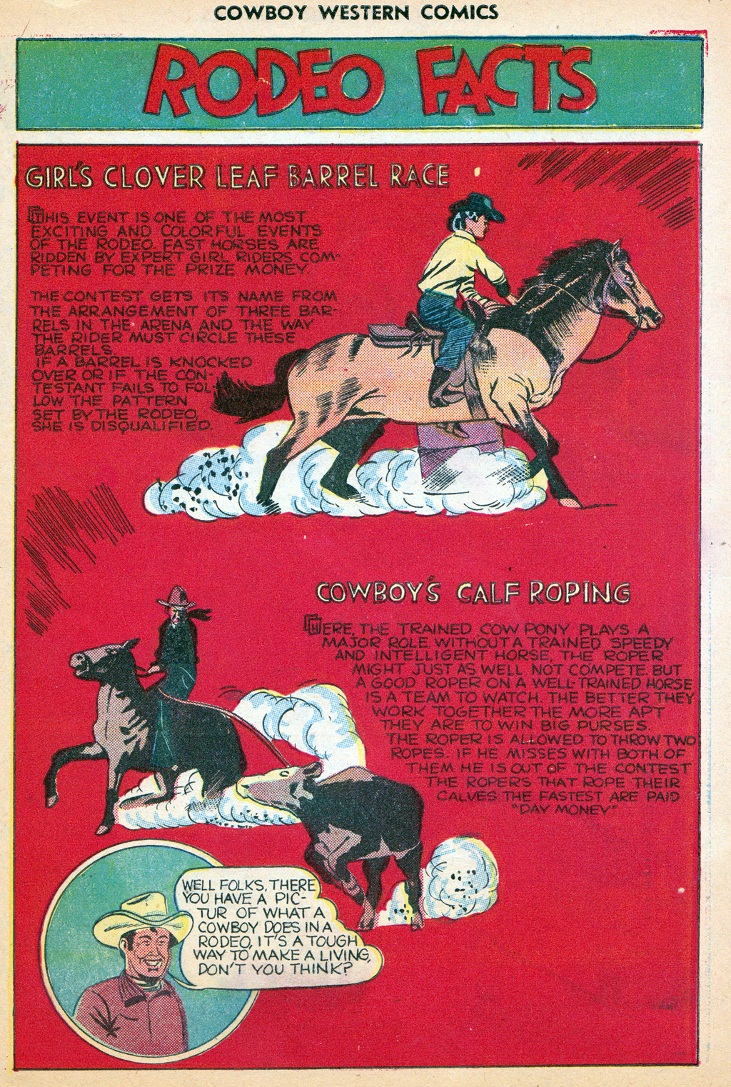 Read online Cowboy Western Comics (1948) comic -  Issue #29 - 13