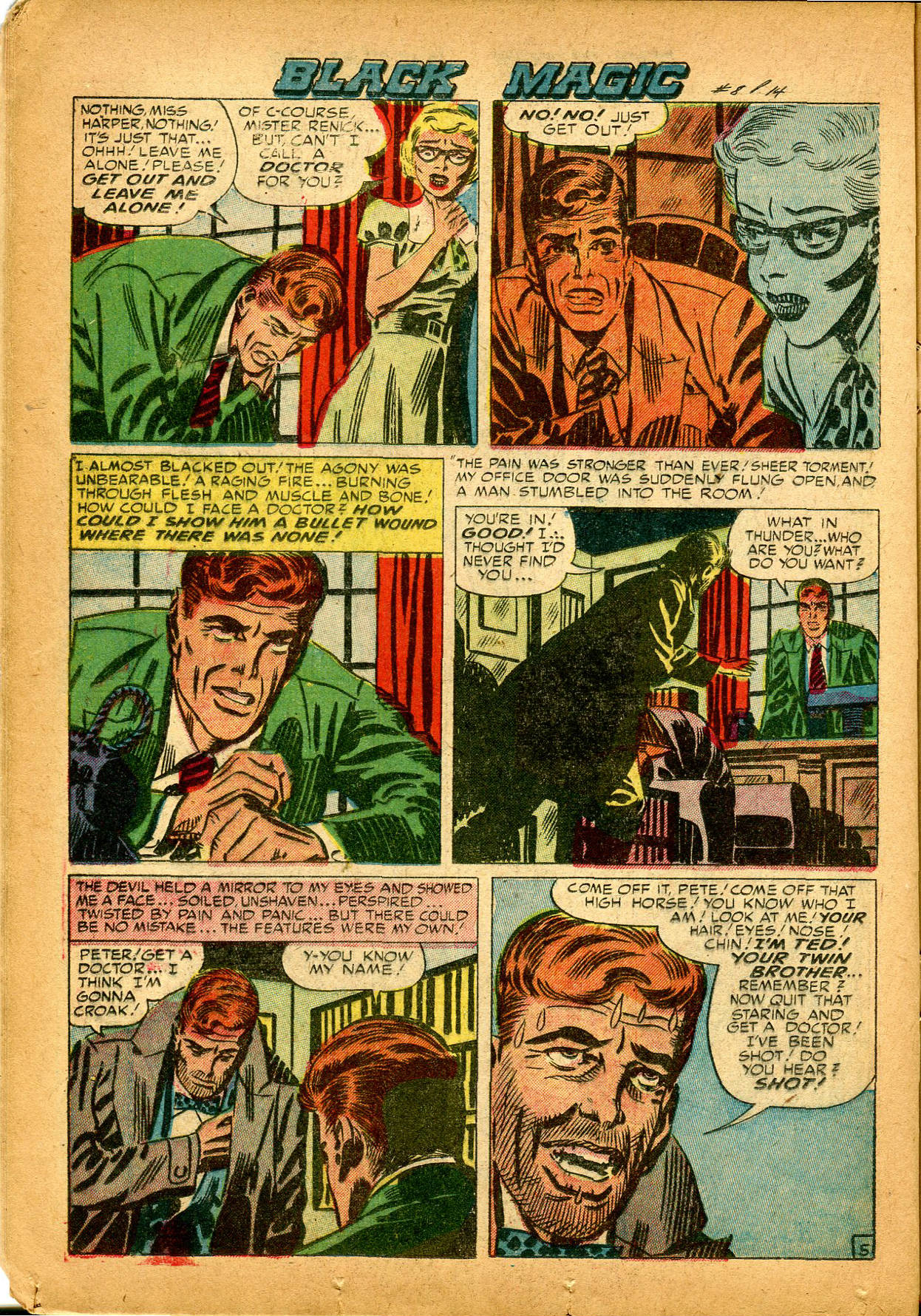 Read online Black Magic (1950) comic -  Issue #8 - 16