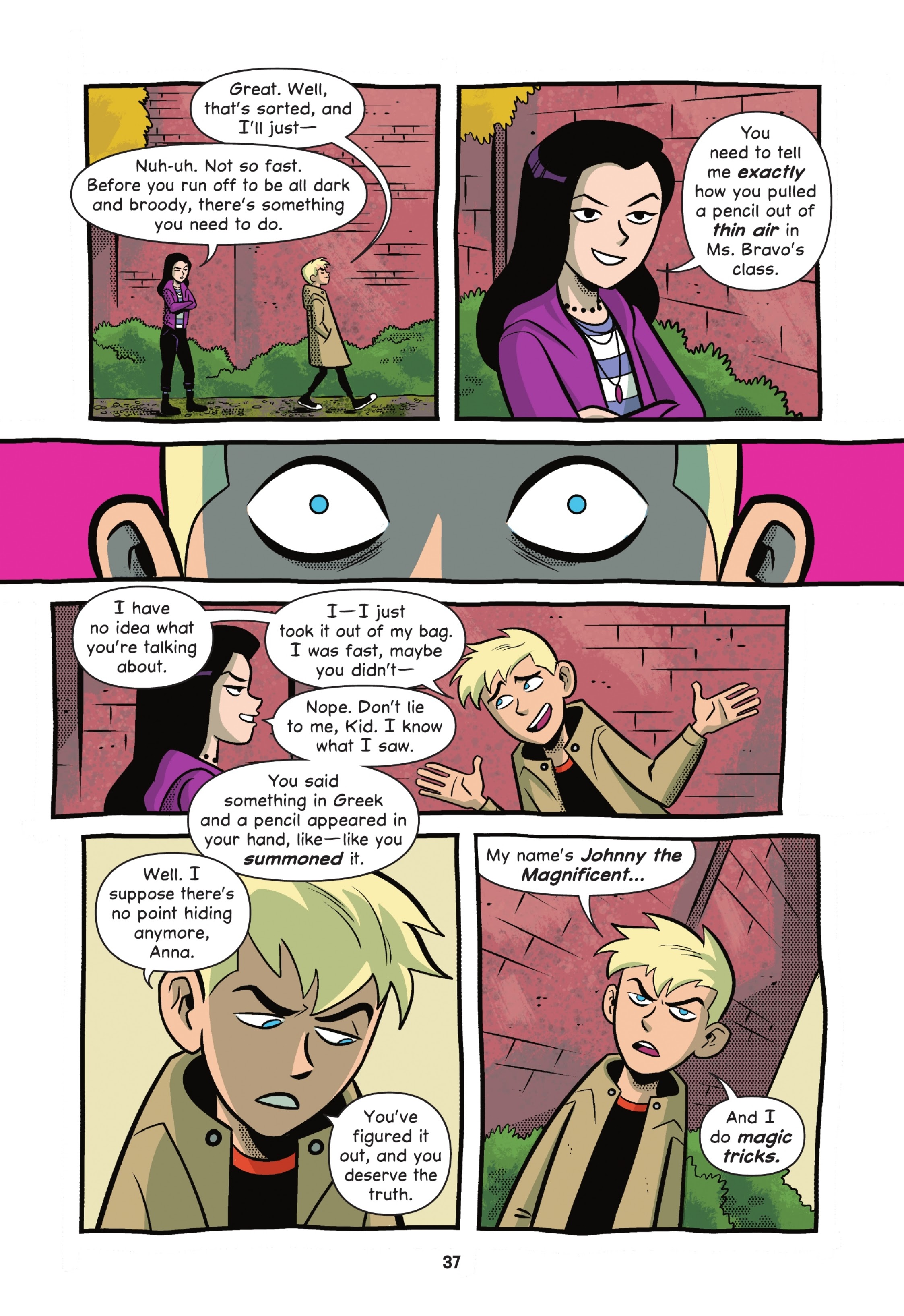 Read online The Mystery of the Meanest Teacher: A Johnny Constantine Graphic Novel comic -  Issue # TPB (Part 1) - 36
