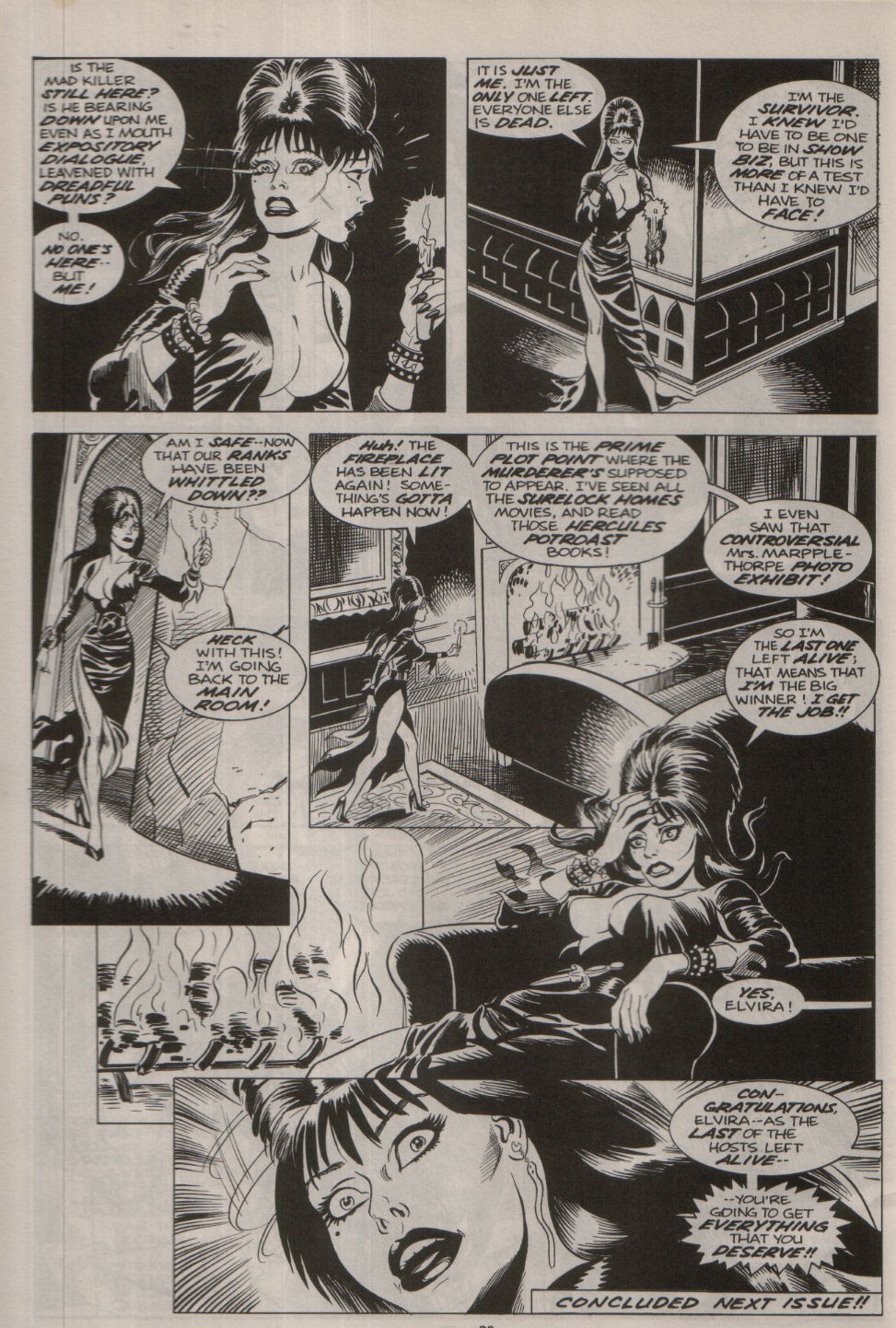 Read online Elvira, Mistress of the Dark comic -  Issue #22 - 26