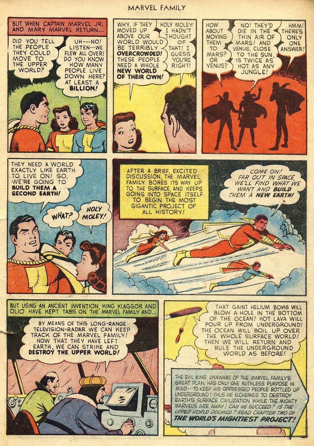 Read online The Marvel Family comic -  Issue #56 - 9