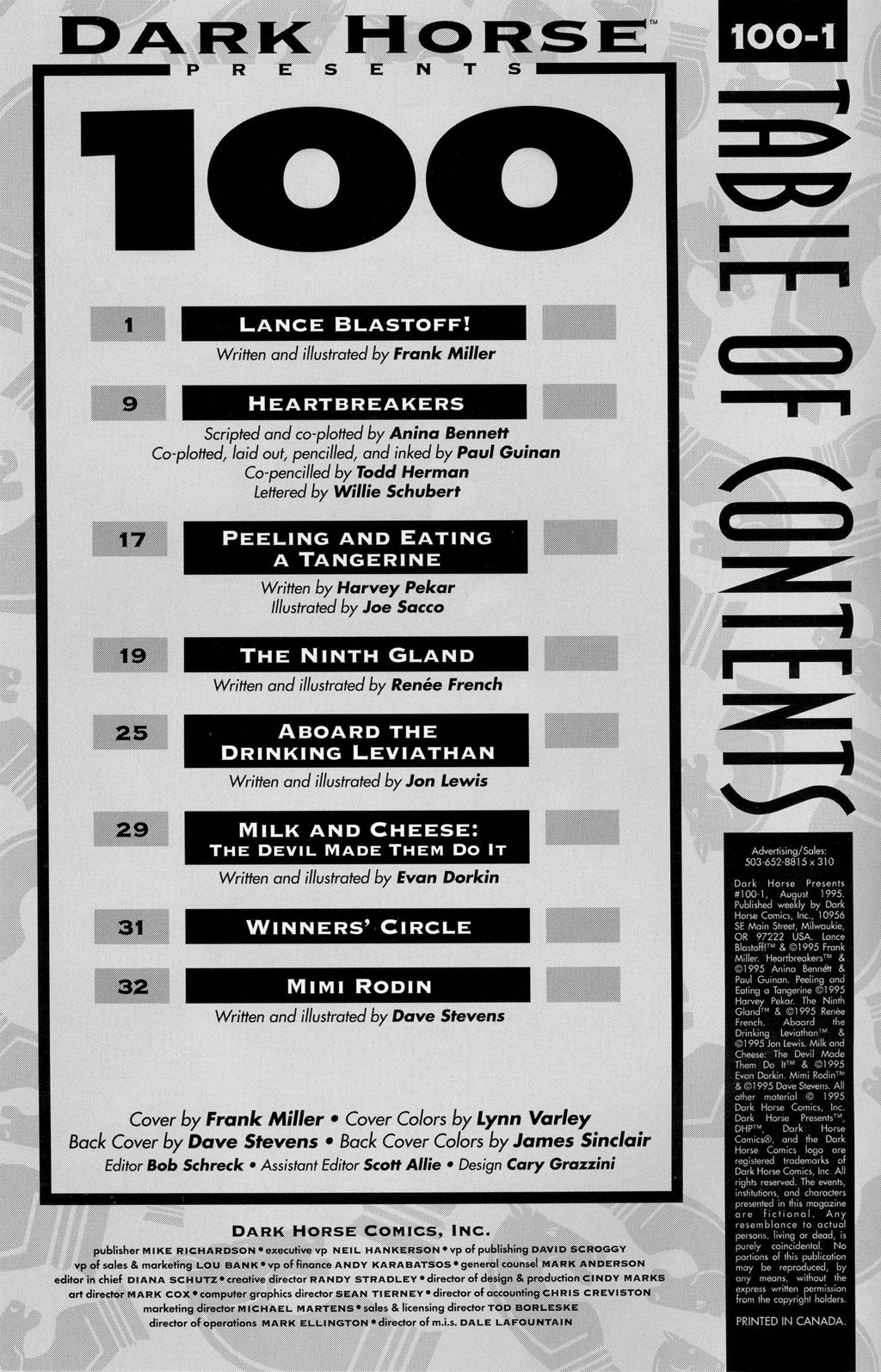 Read online Dark Horse Presents (1986) comic -  Issue #100.1 - 2