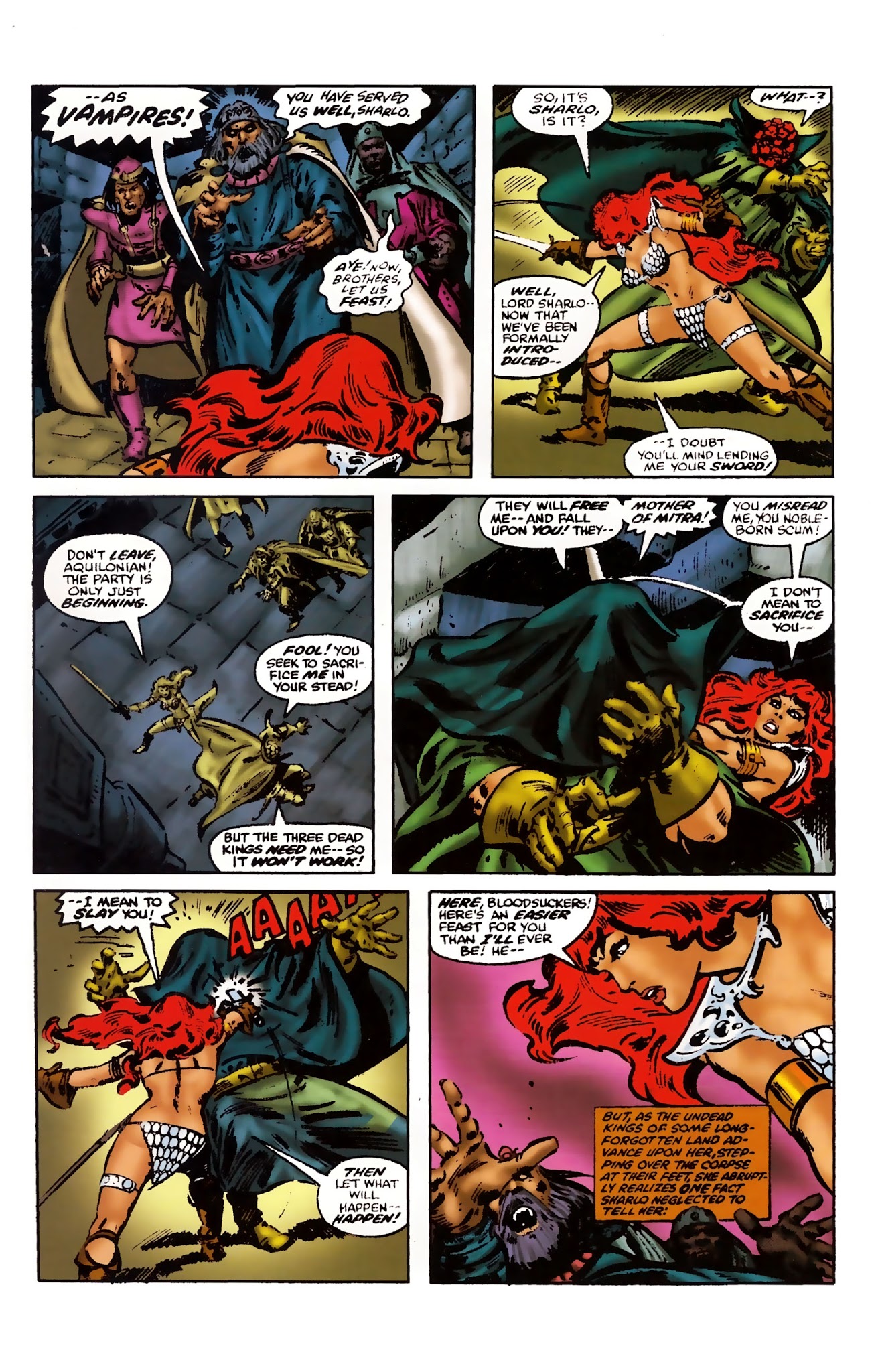 Read online The Adventures of Red Sonja comic -  Issue # TPB 3 - 139