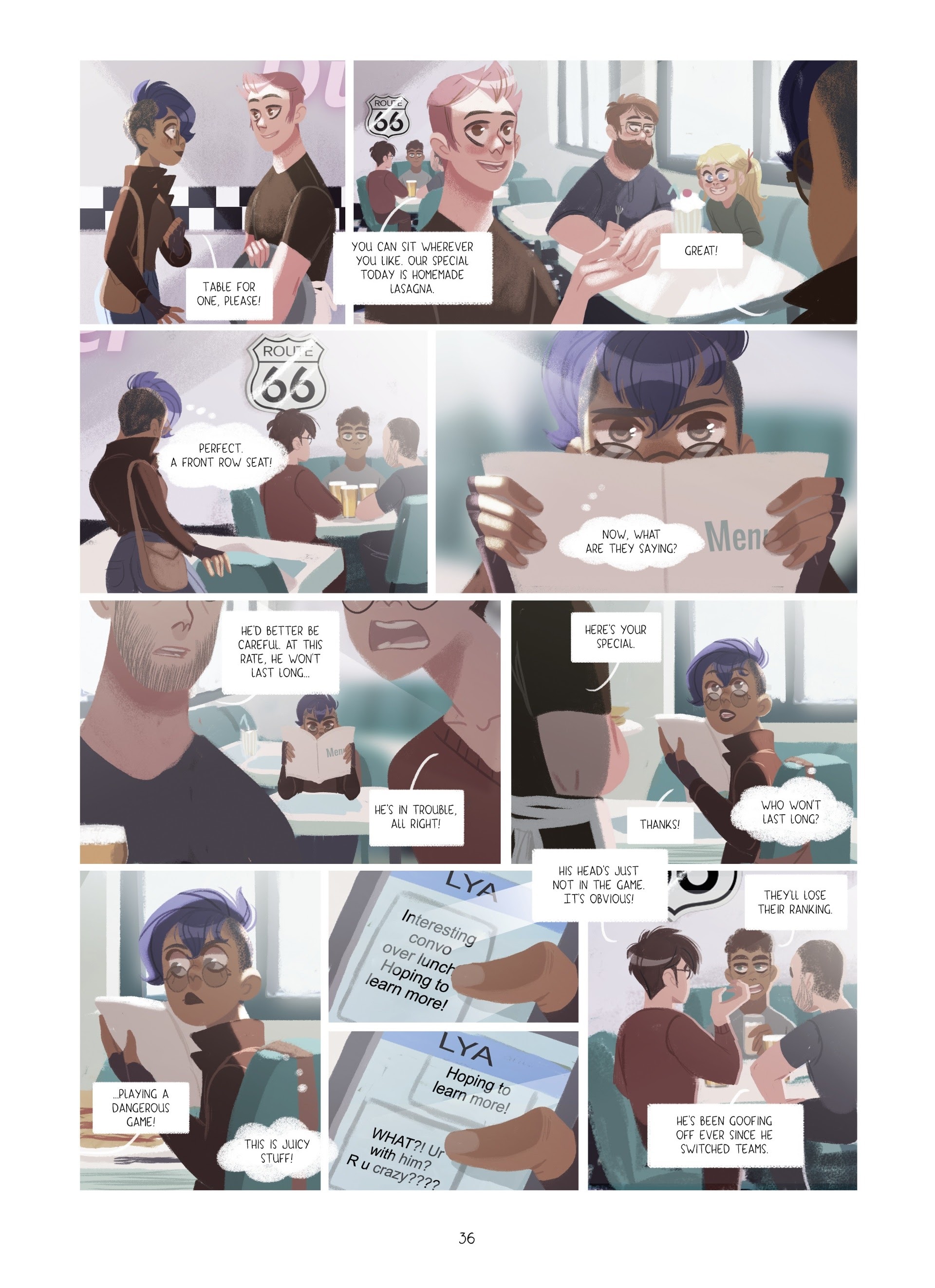 Read online Through Lya's Eyes comic -  Issue #2 - 36