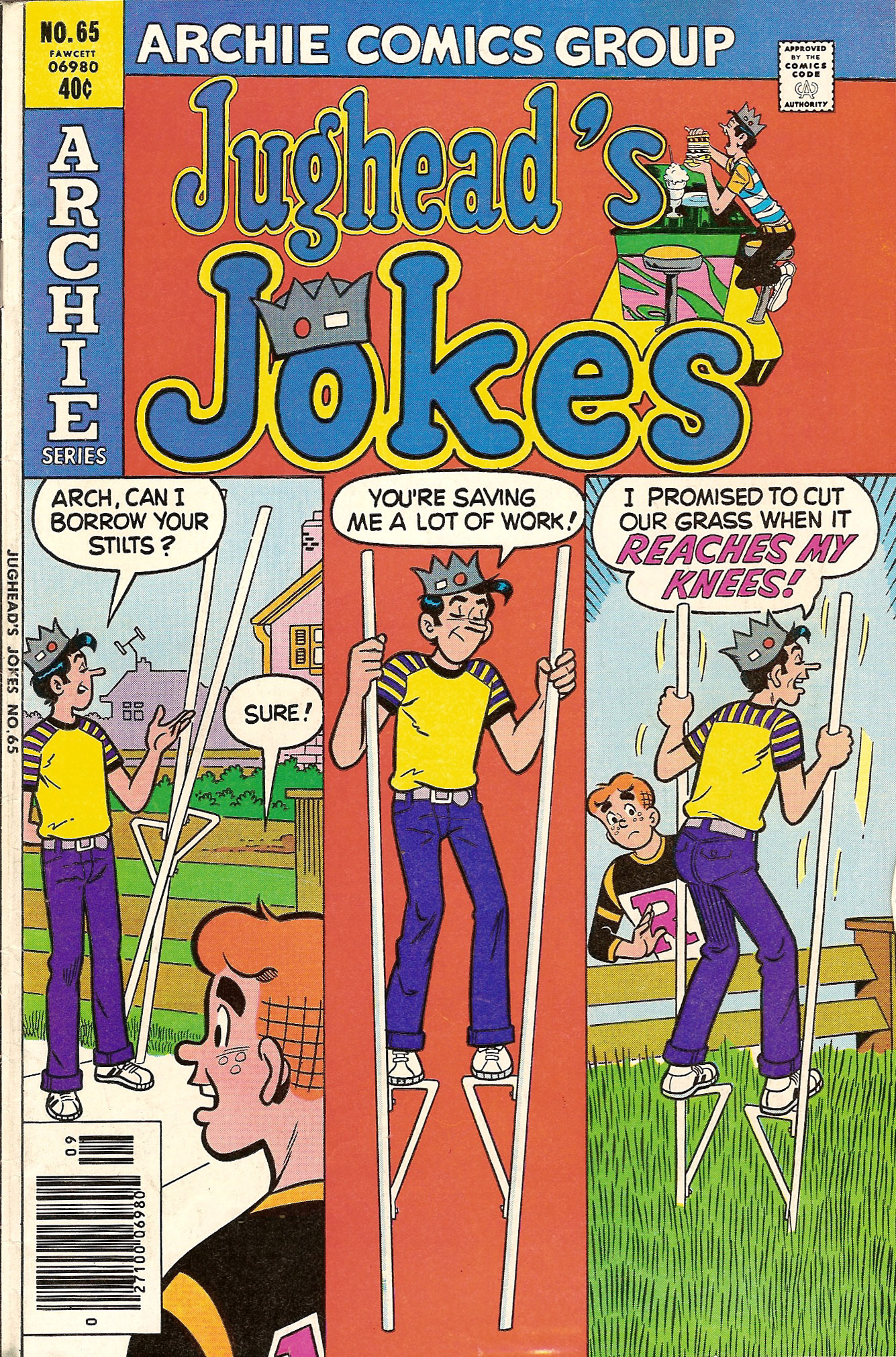 Read online Jughead's Jokes comic -  Issue #65 - 1