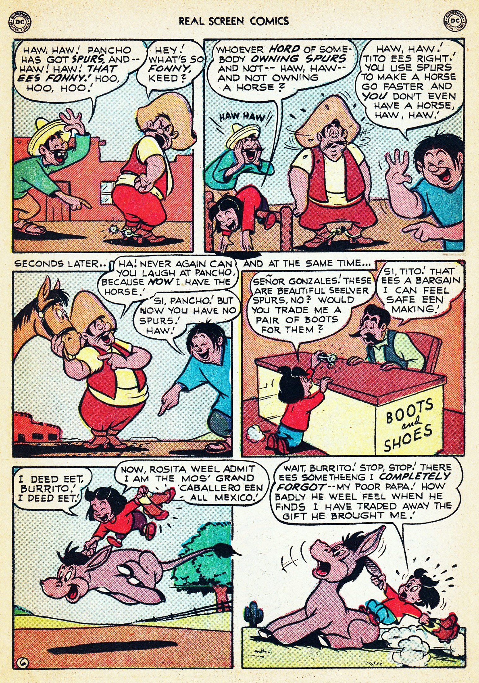 Read online Real Screen Comics comic -  Issue #34 - 35