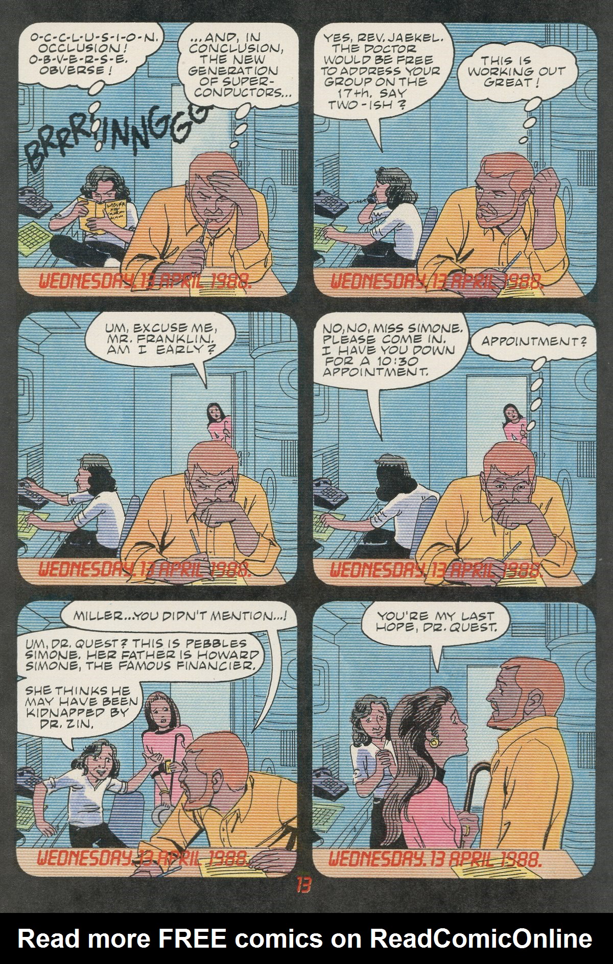 Read online Jonny Quest comic -  Issue #22 - 17