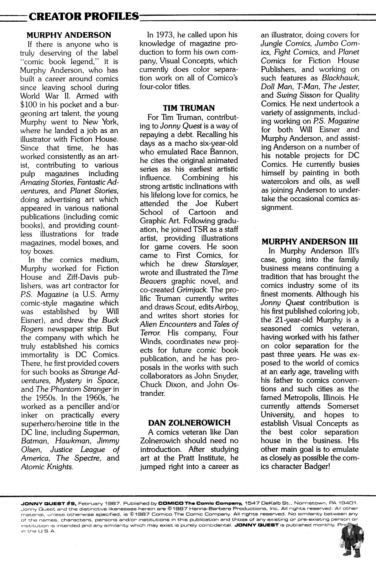 Read online Jonny Quest comic -  Issue #9 - 3