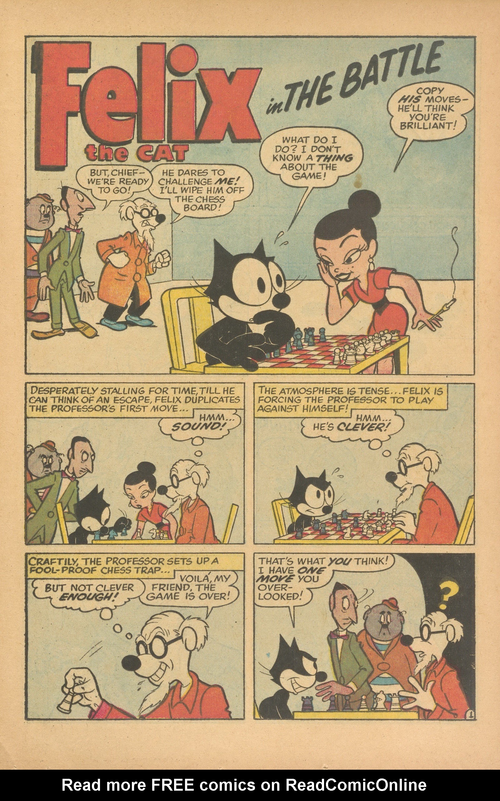 Read online Felix the Cat (1955) comic -  Issue #85 - 21