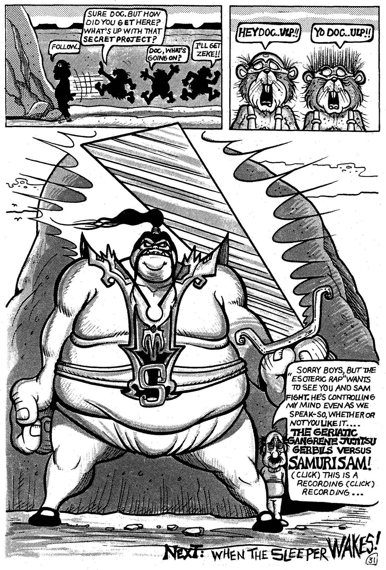 Read online Geriatric Gangrene Jujitsu Gerbils comic -  Issue #1 - 34