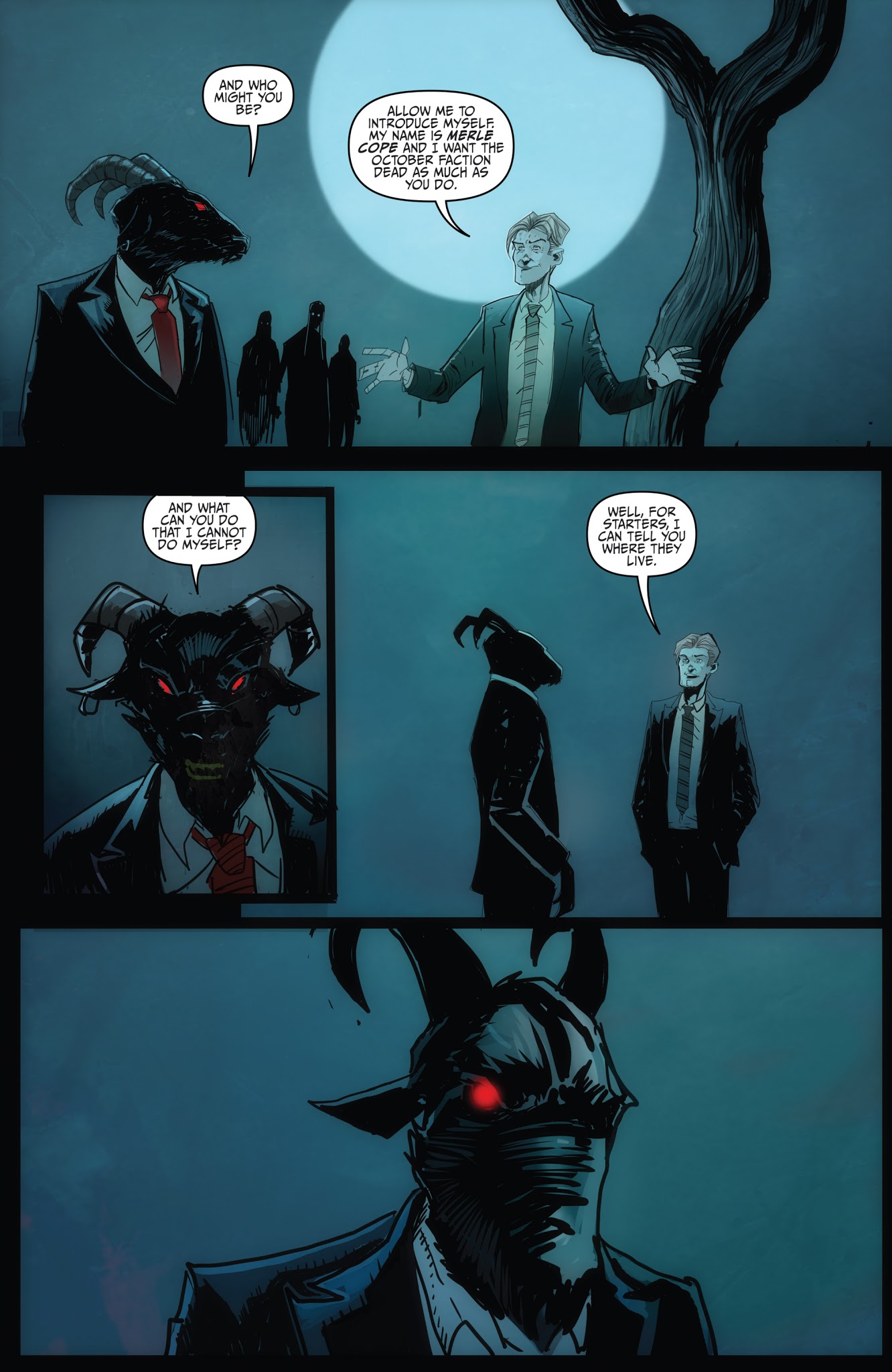 Read online October Faction: Supernatural Dreams comic -  Issue #3 - 19