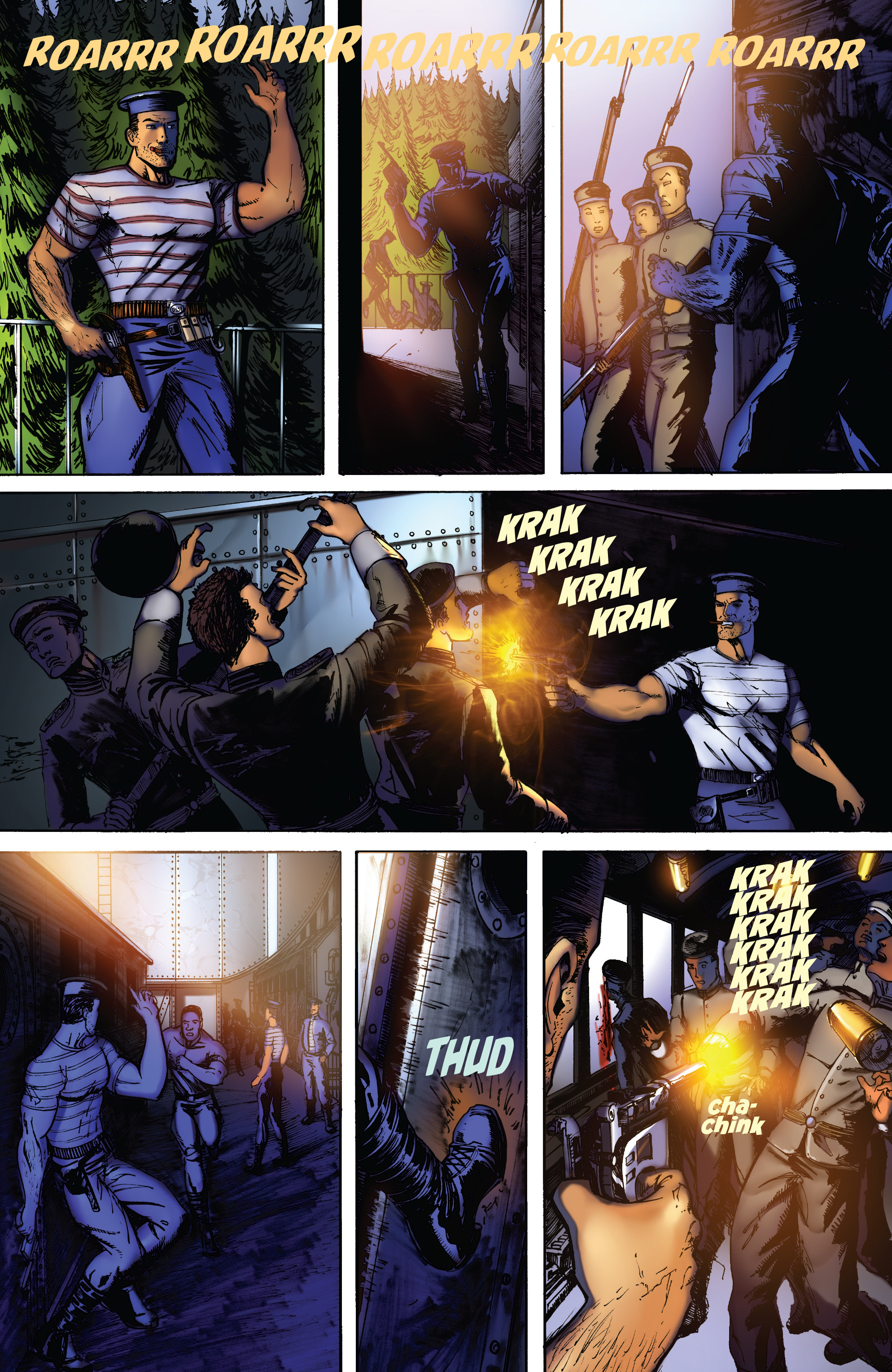 Read online Larry Blamire’s Steam Wars comic -  Issue #3 - 23