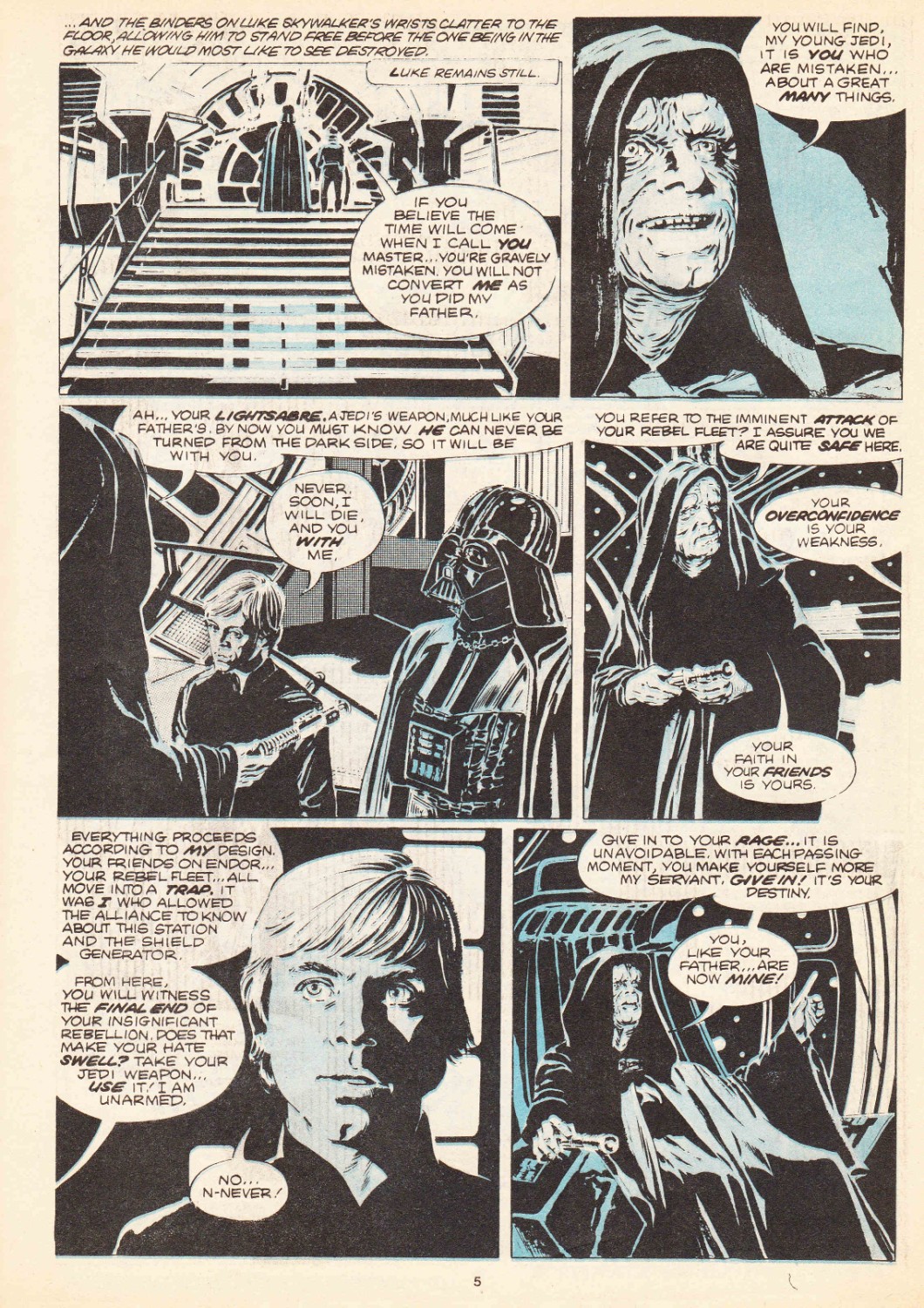 Read online Return of the Jedi comic -  Issue #7 - 5