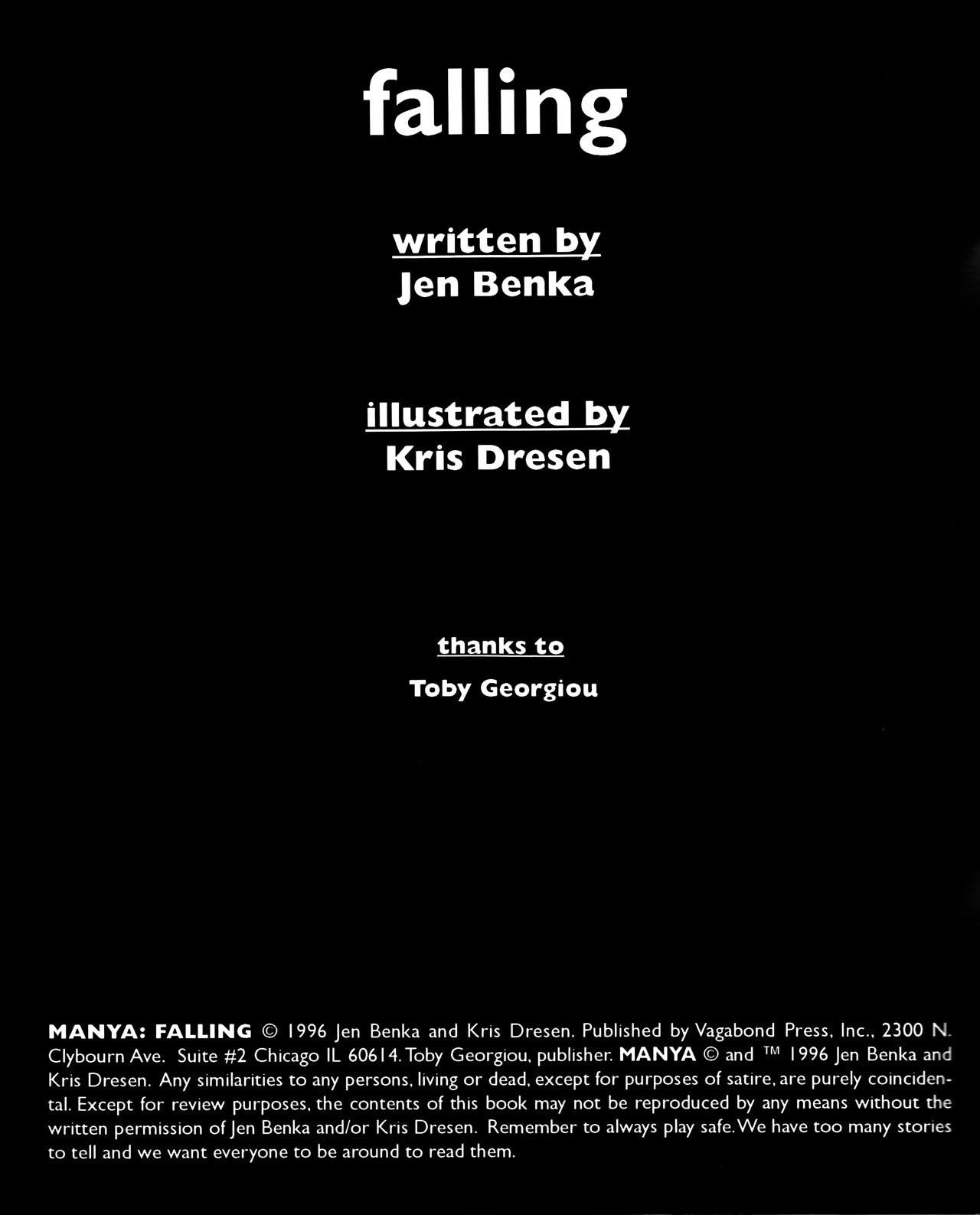 Read online Manya: Falling comic -  Issue # Full - 2