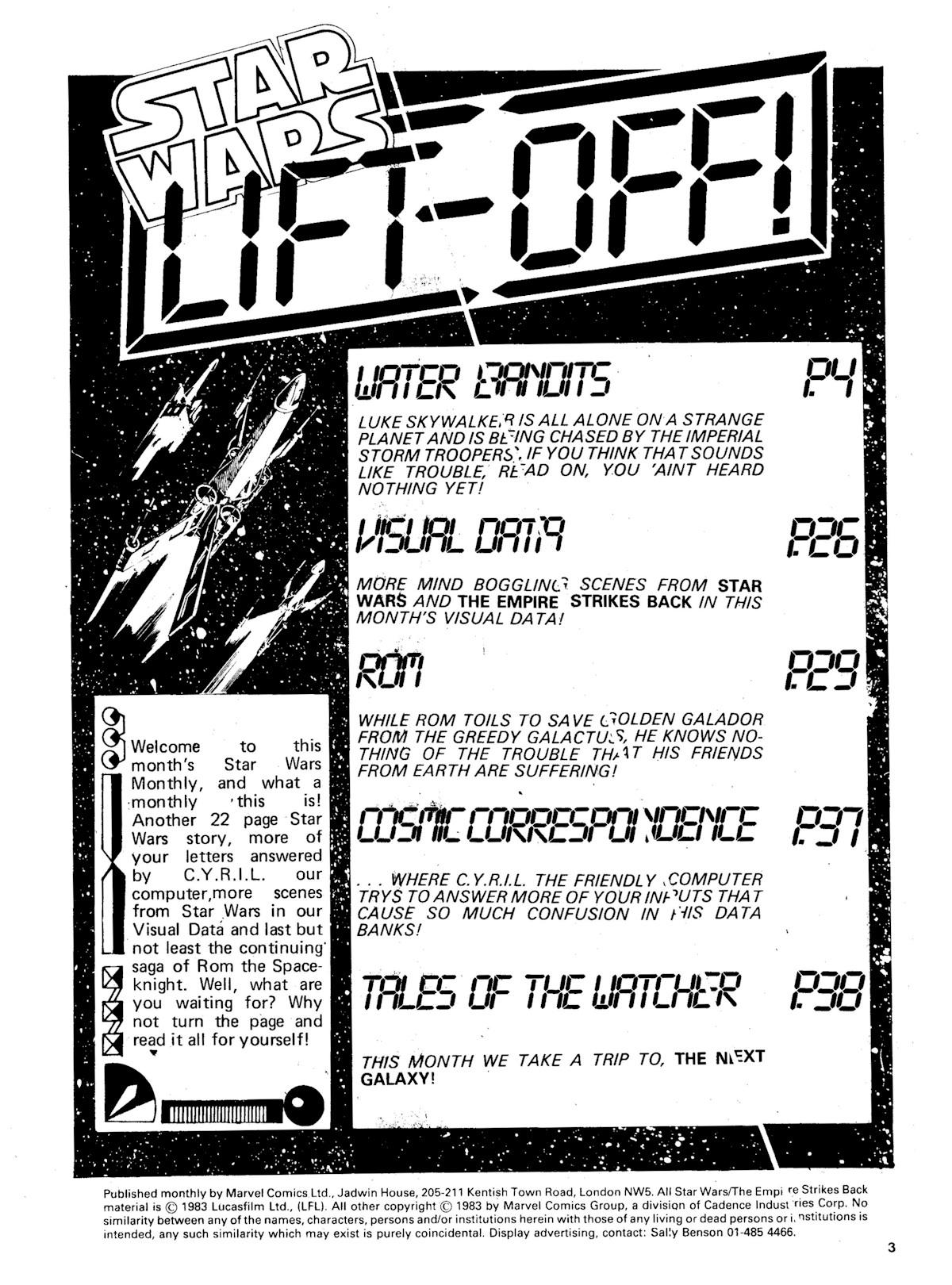 Read online Star Wars Weekly comic -  Issue #166 - 3
