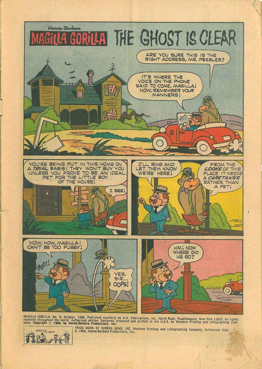 Read online Magilla Gorilla (1964) comic -  Issue #9 - 3