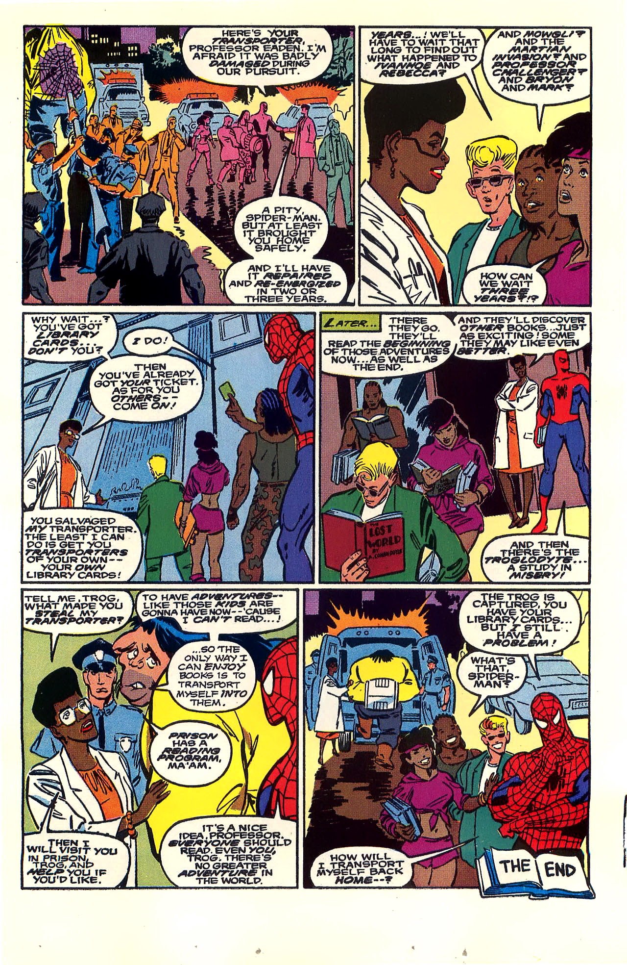 Read online Adventures in Reading Starring the Amazing Spider-Man (1991) comic -  Issue # Full - 18