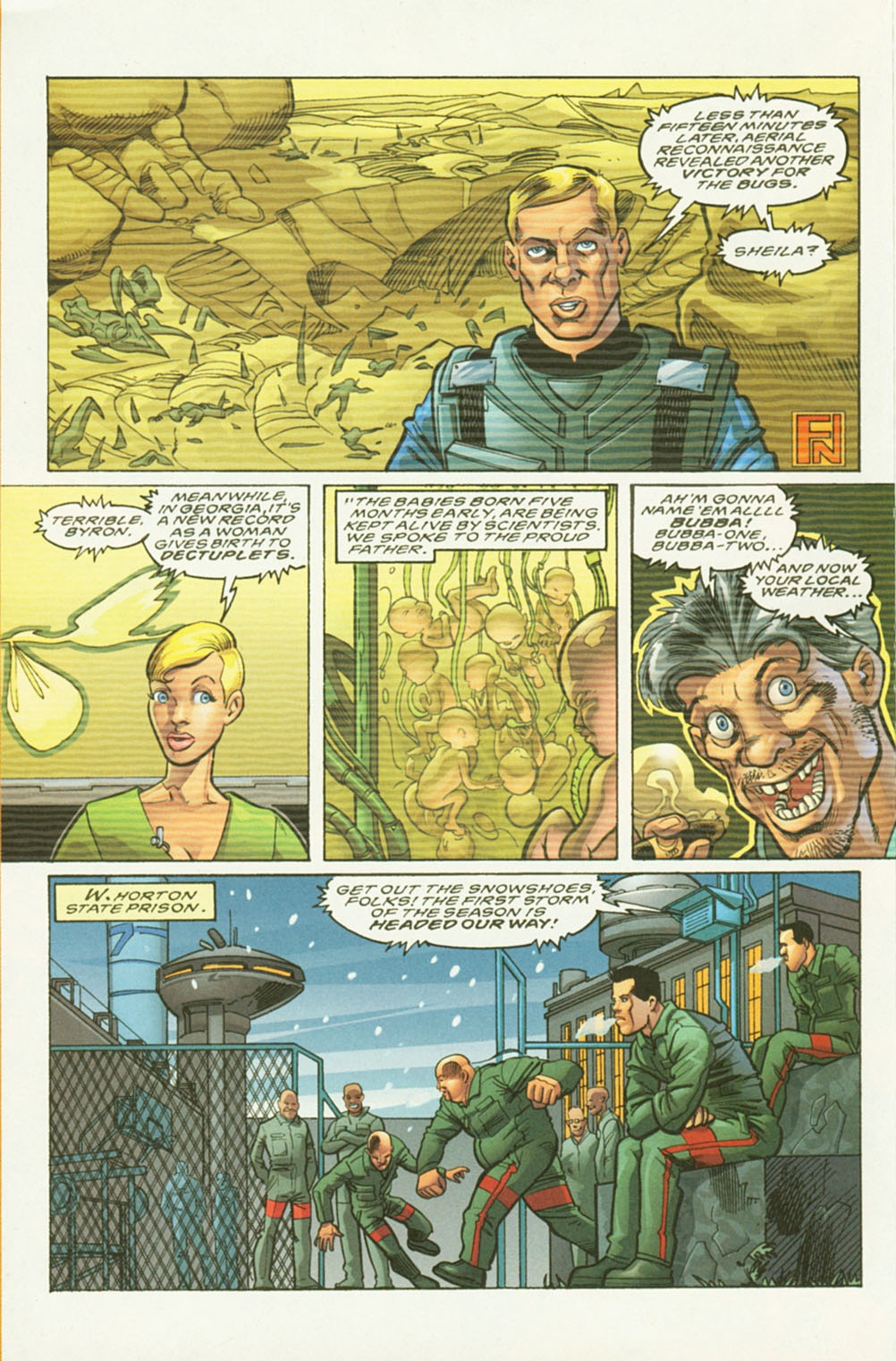 Read online Starship Troopers: Dominant Species comic -  Issue #3 - 9