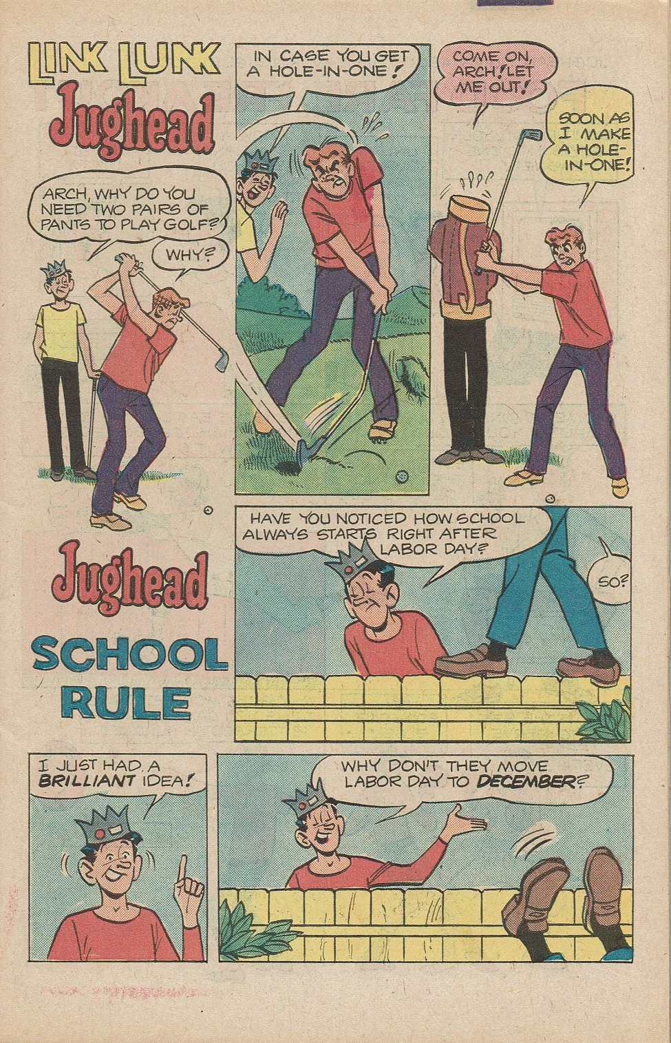 Read online Jughead's Jokes comic -  Issue #74 - 7