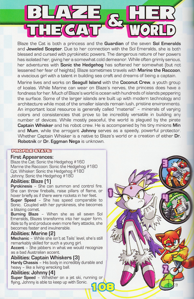 Read online Sonic the Hedgehog: The Complete Sonic Comic Encyclopedia comic -  Issue # TPB - 110