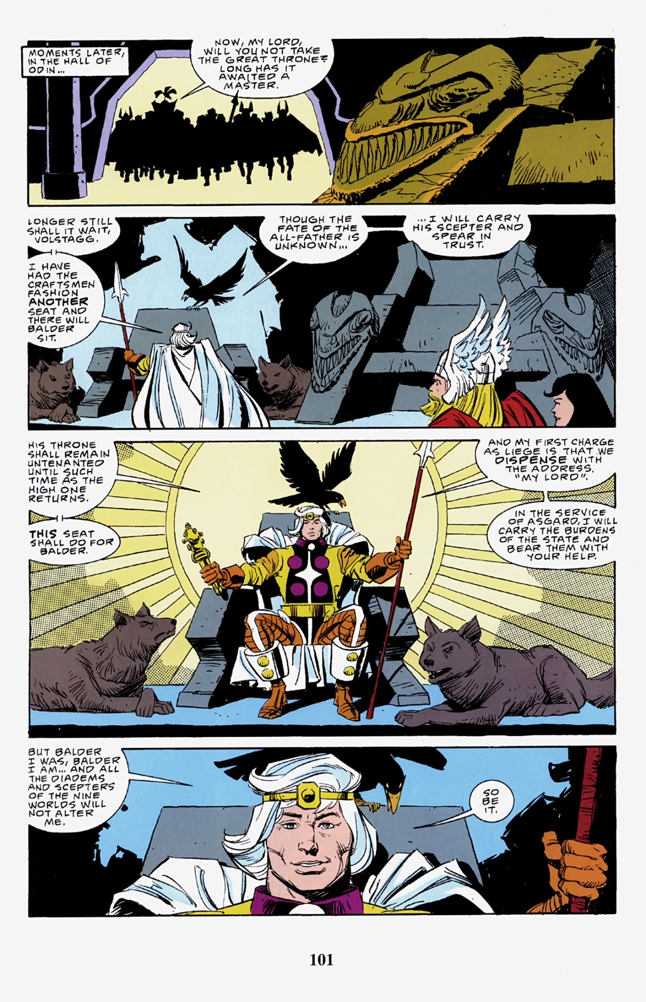 Read online Thor Visionaries: Walter Simonson comic -  Issue # TPB 4 - 102