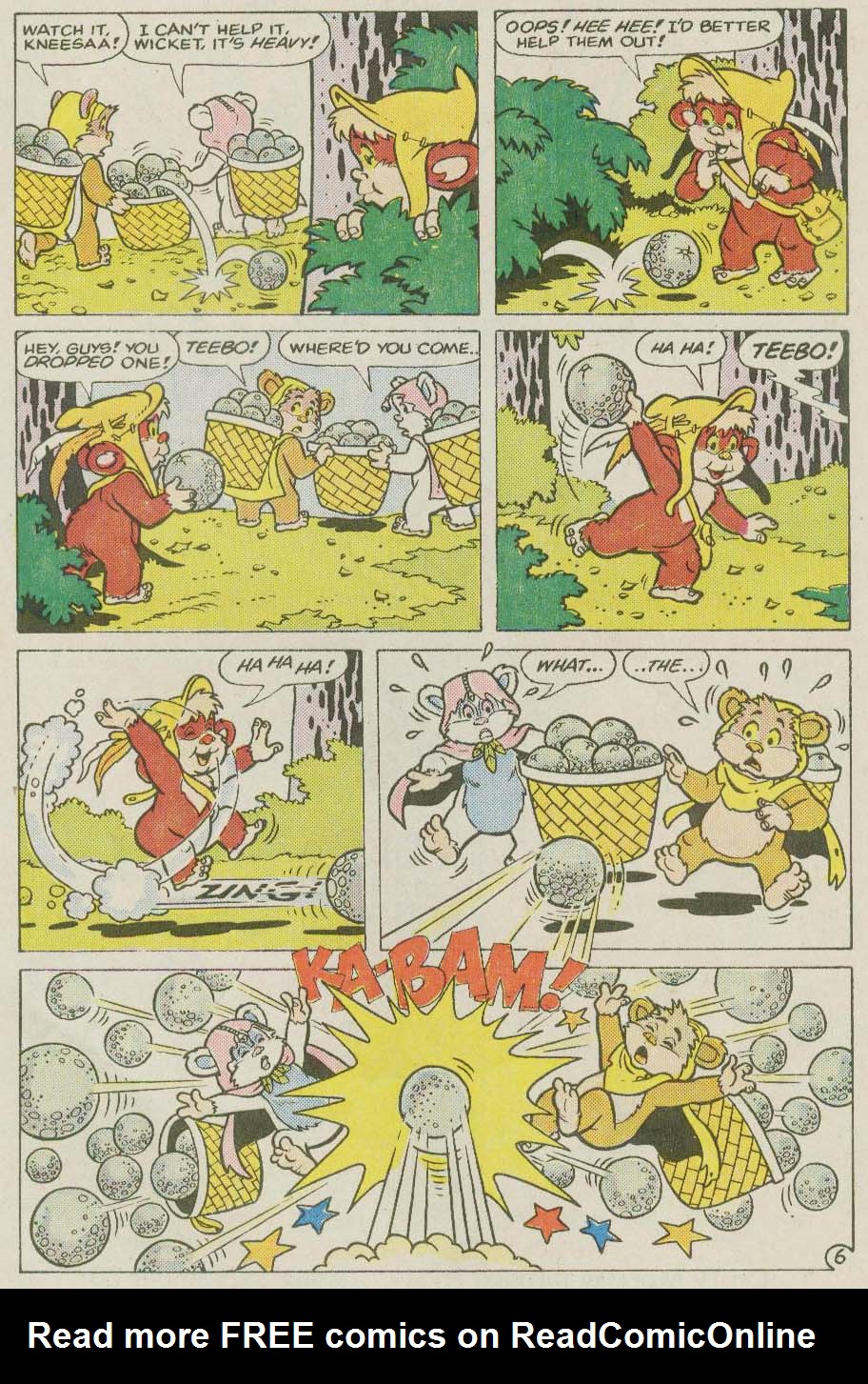 Read online Ewoks (1987) comic -  Issue #7 - 7