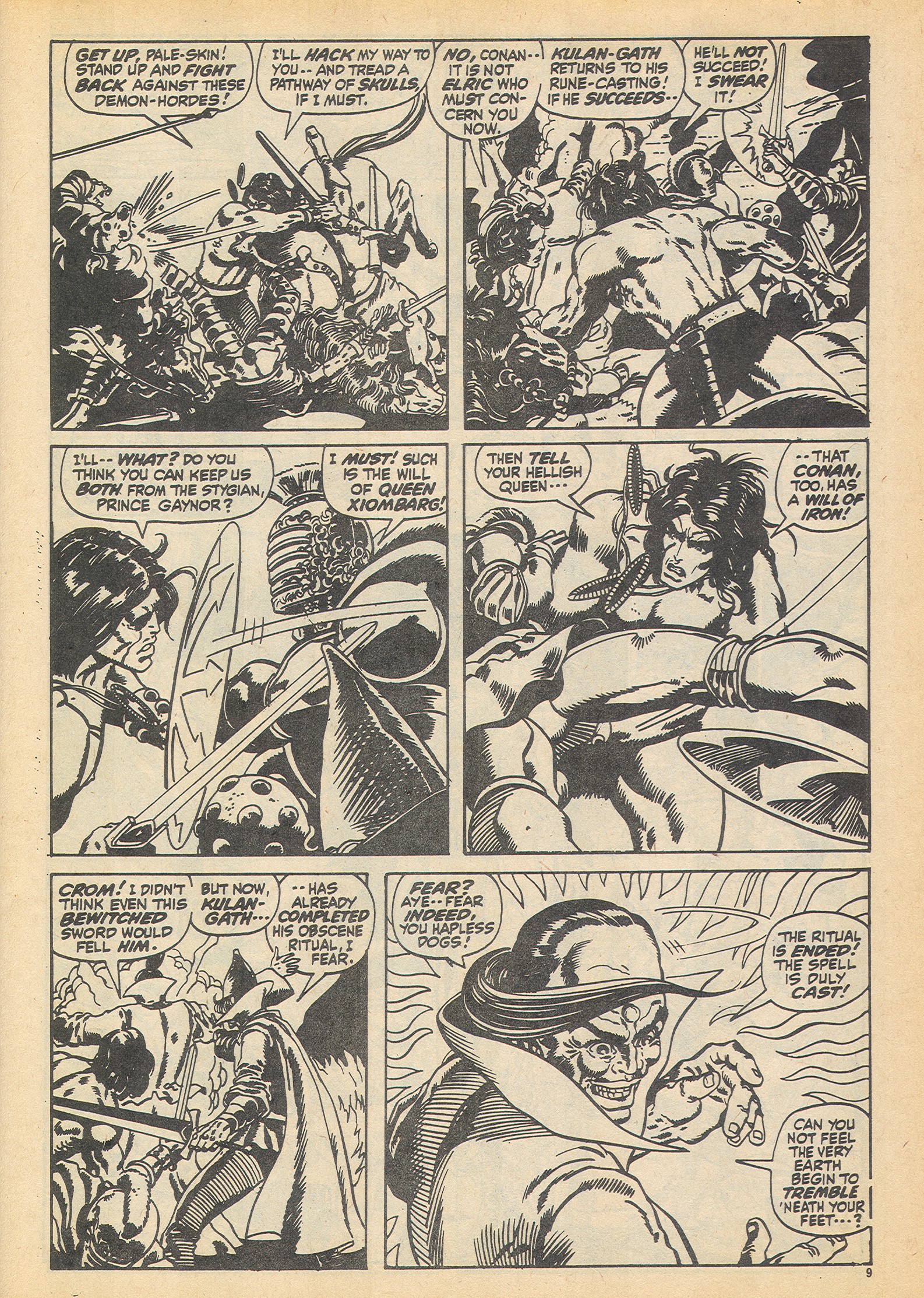 Read online The Savage Sword of Conan (1975) comic -  Issue #16 - 9