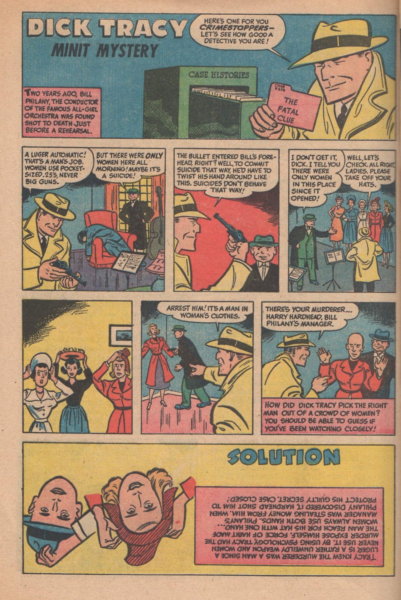 Read online Dick Tracy comic -  Issue #142 - 77