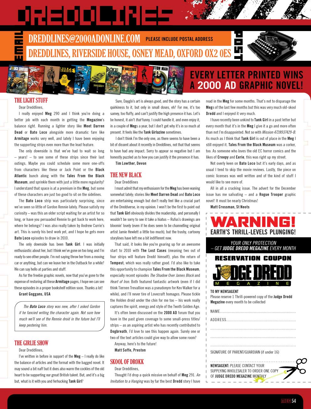 Read online Judge Dredd Megazine (Vol. 5) comic -  Issue #293 - 54