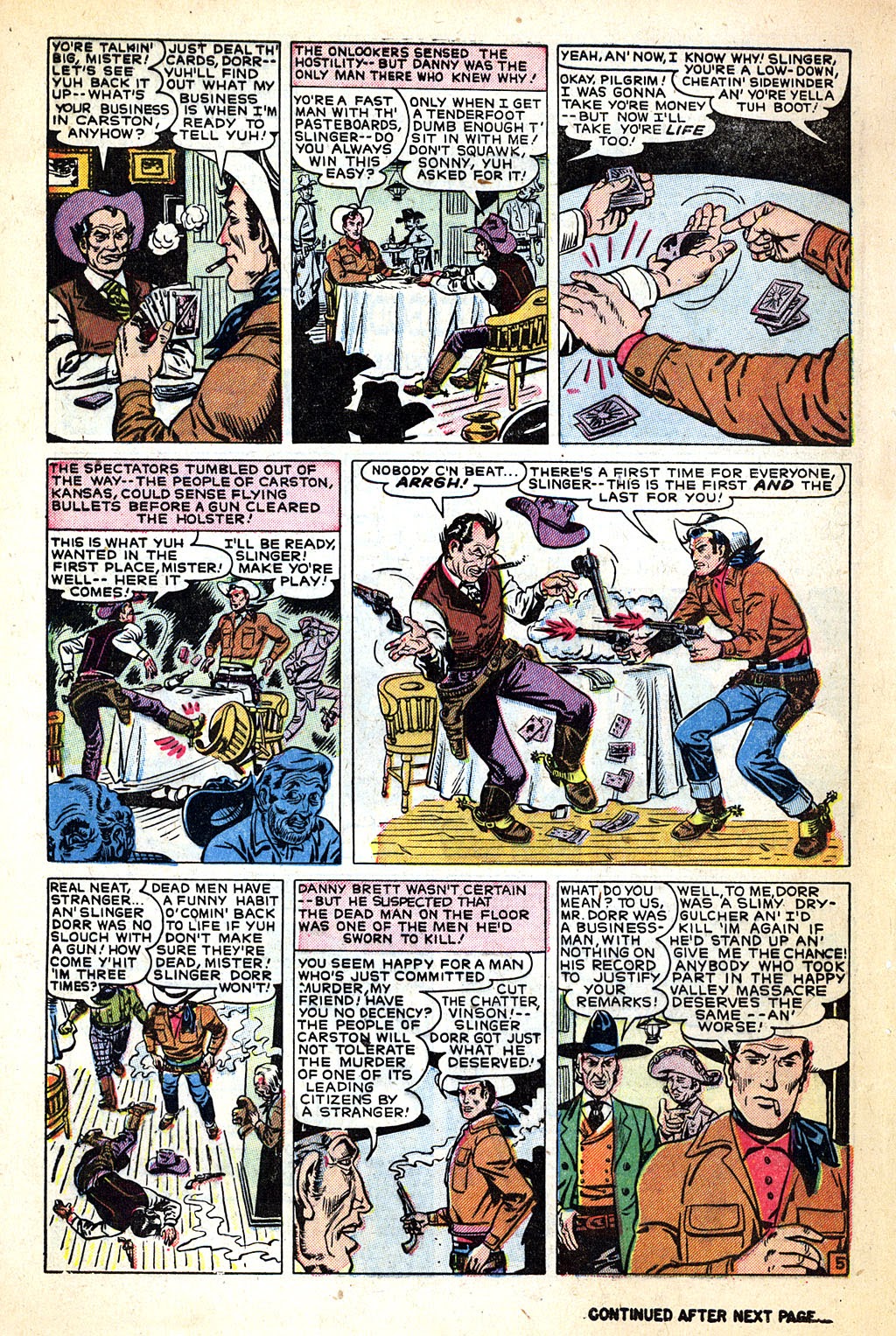 Read online Western Thrillers (1954) comic -  Issue #1 - 28