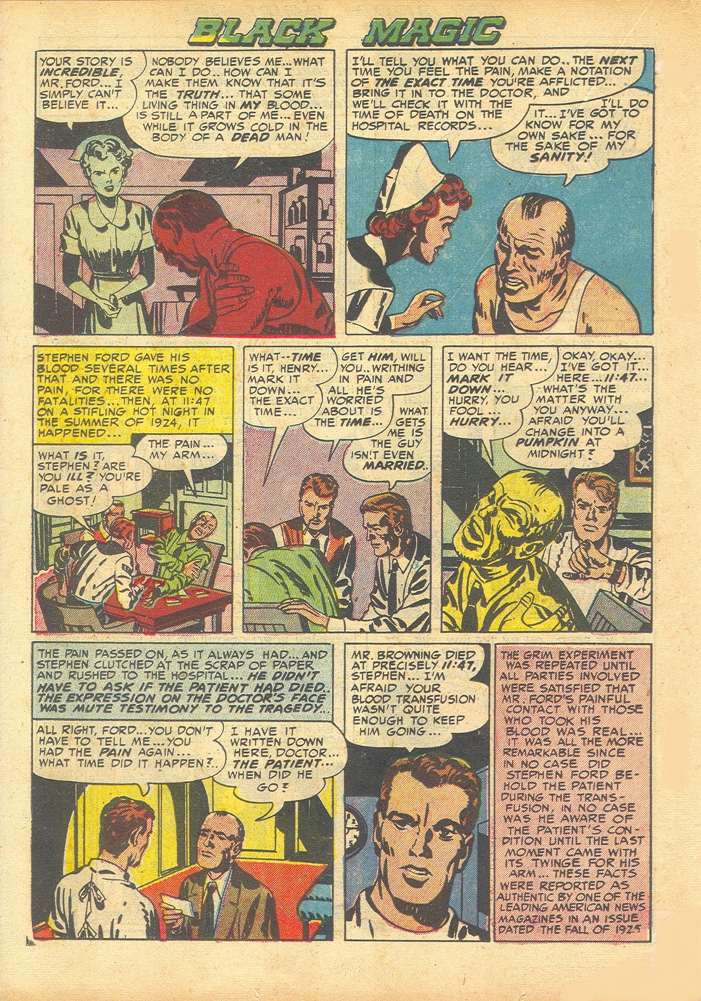 Read online Black Magic (1950) comic -  Issue #6 - 24