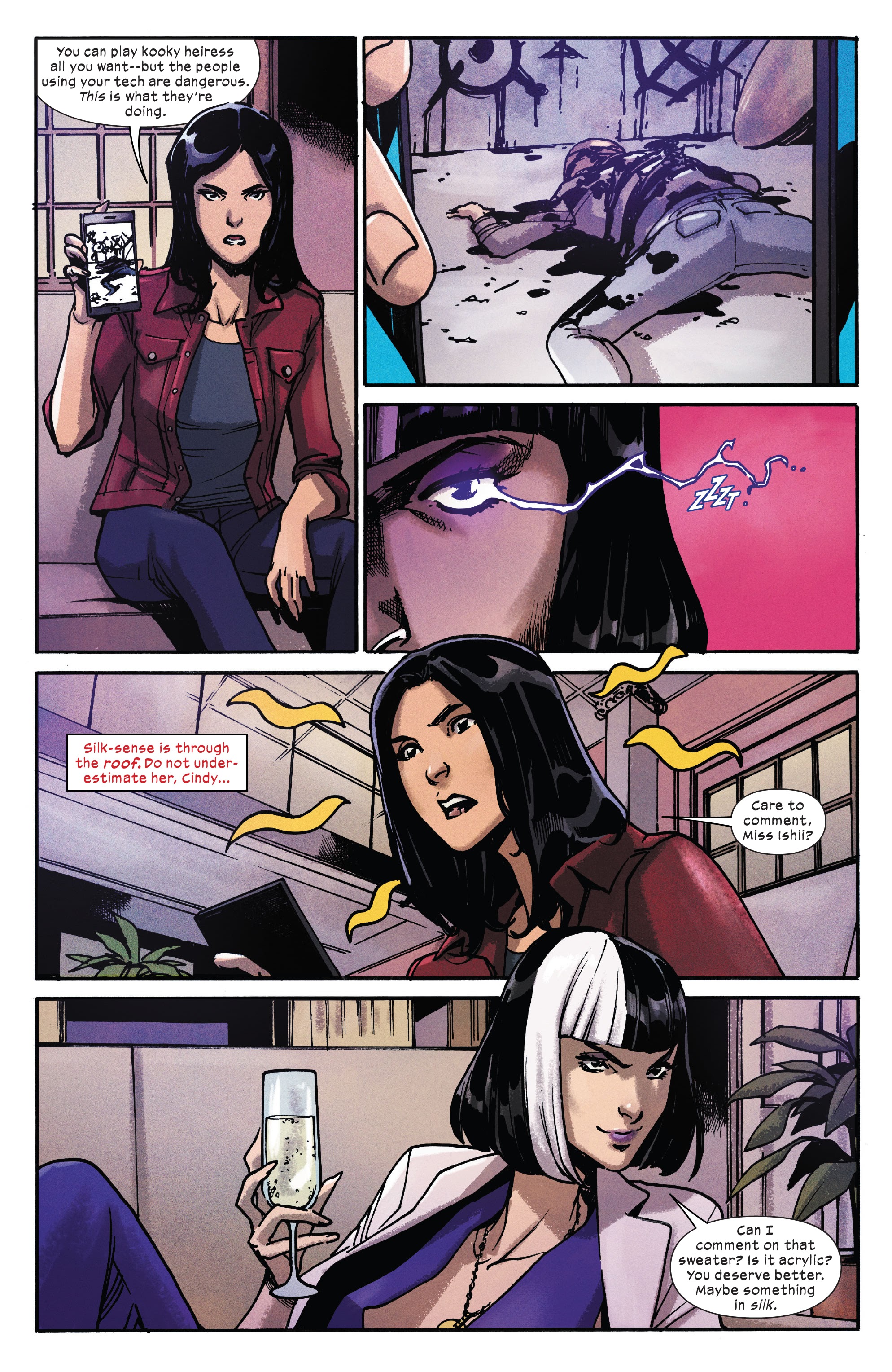 Read online Silk (2021) comic -  Issue #3 - 13
