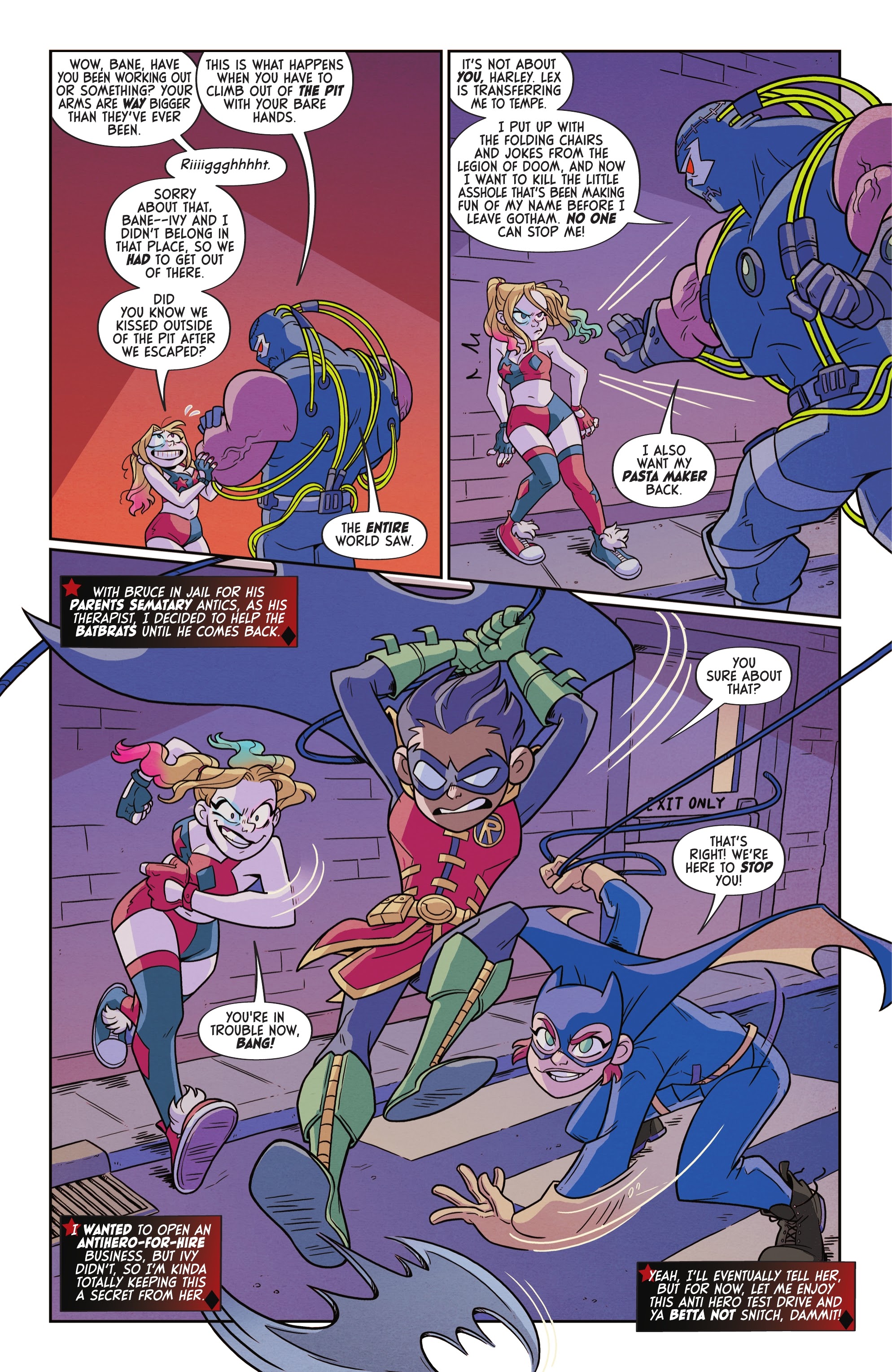 Read online Harley Quinn: The Animated Series: Legion of Bats! comic -  Issue #1 - 5