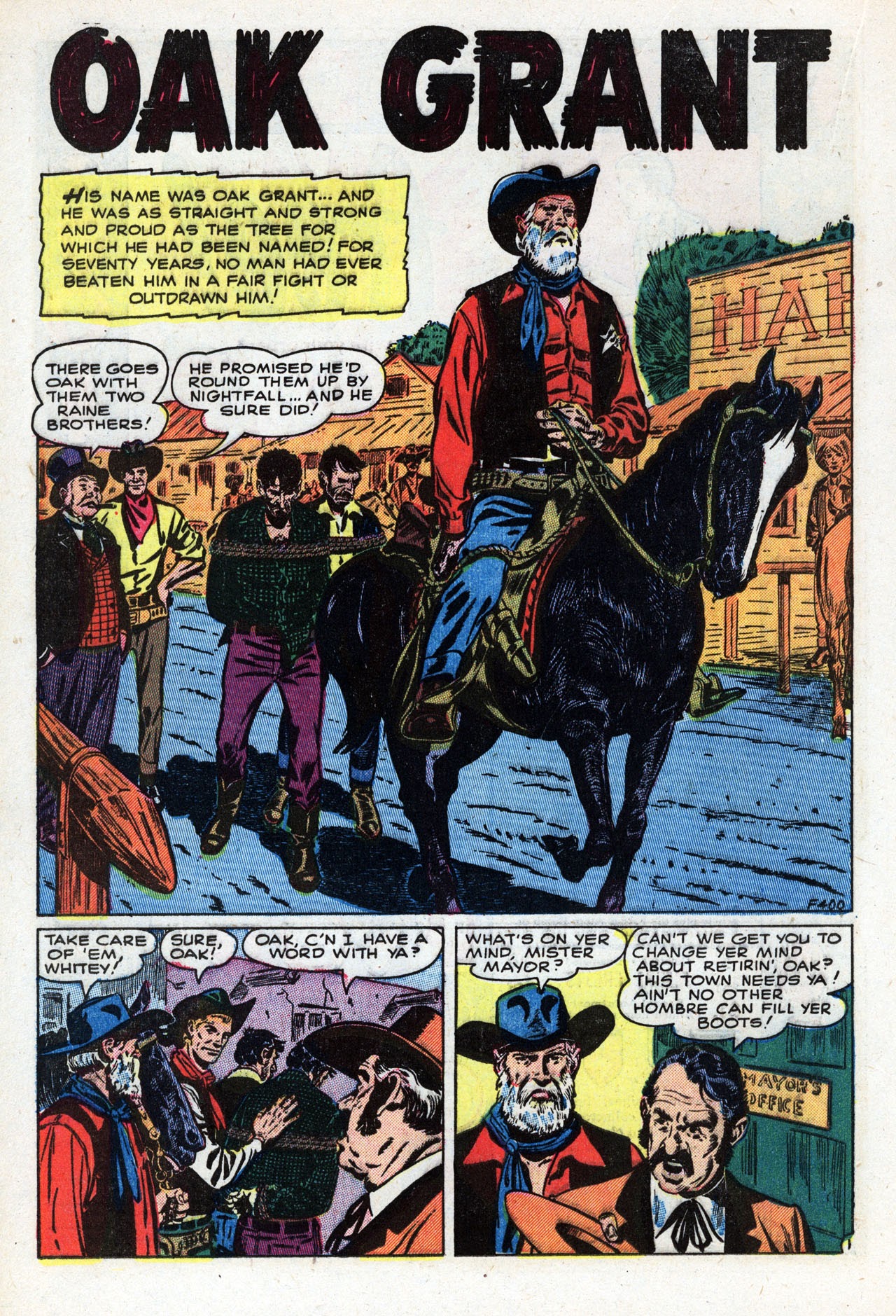 Read online Outlaw Fighters comic -  Issue #4 - 20