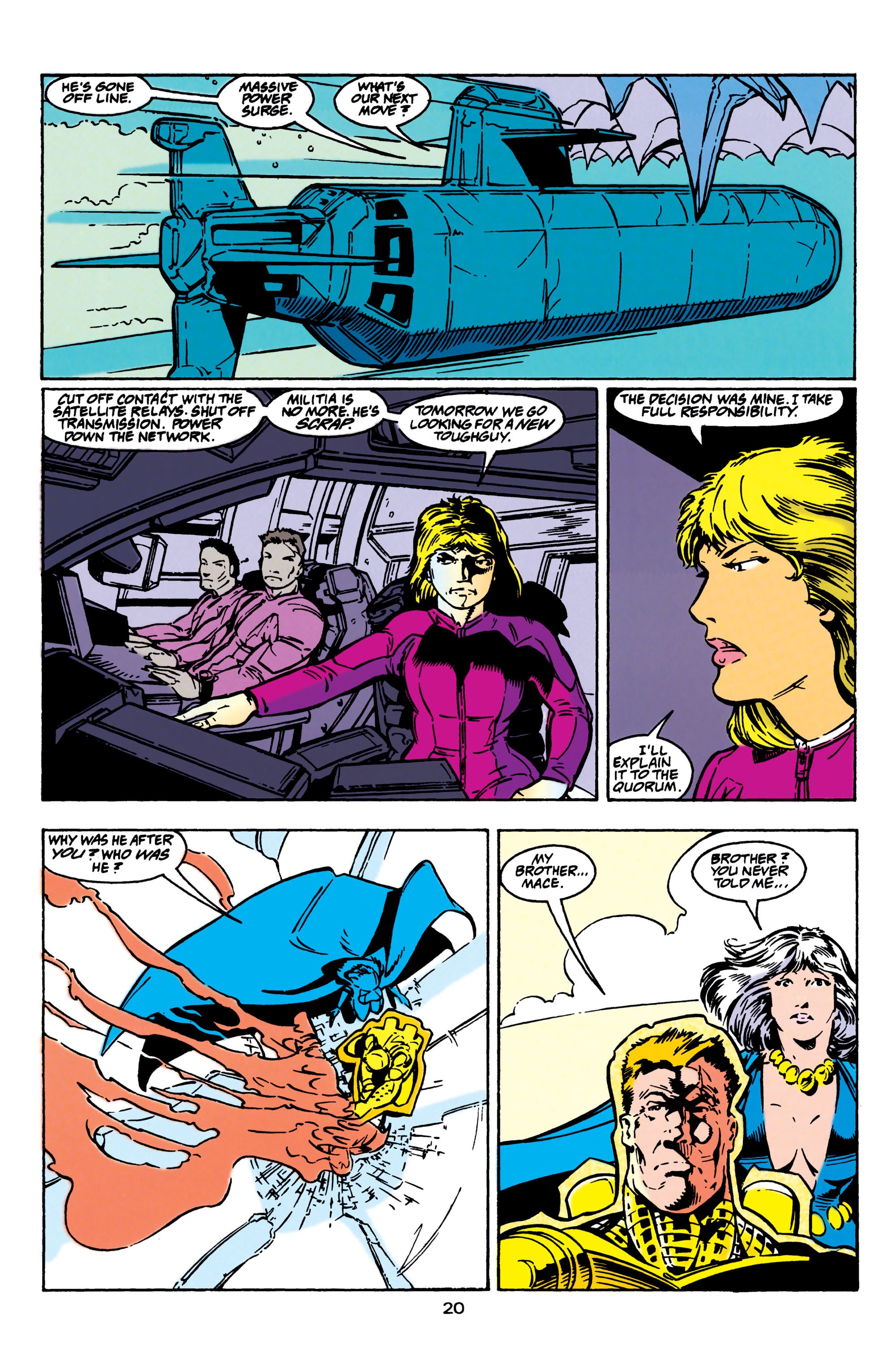 Read online Guy Gardner: Warrior comic -  Issue #19 - 20